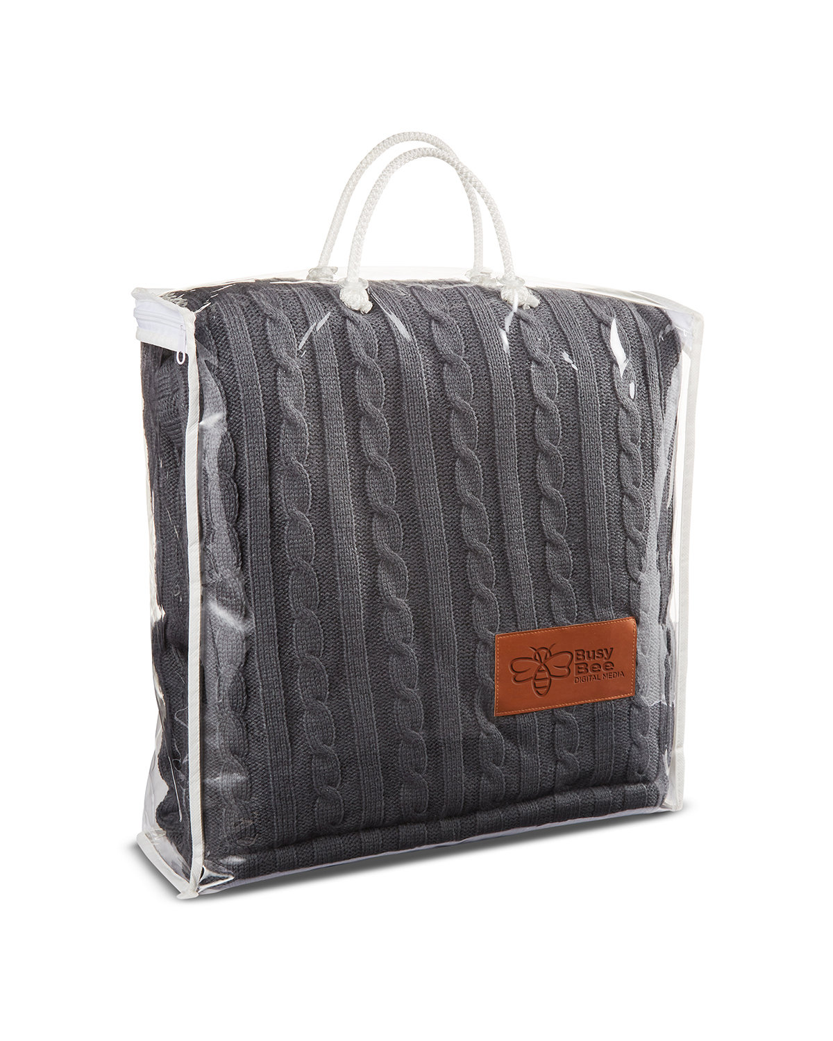 Cable Knit Sherpa Throw 37