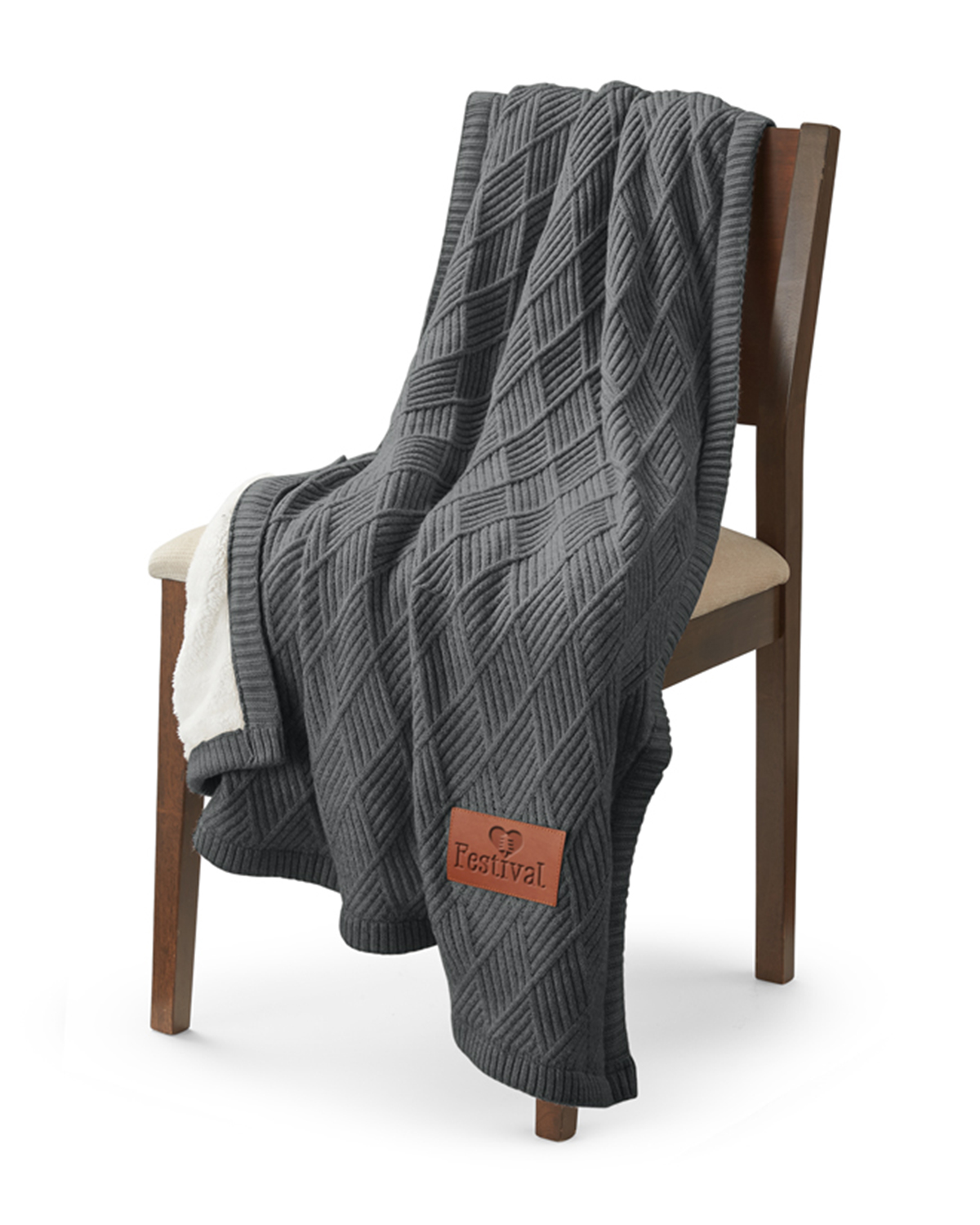 Trellis Knit Blanket 26