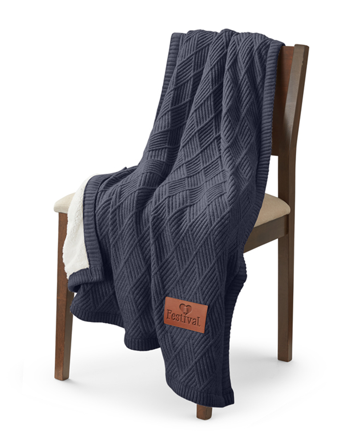 Trellis Knit Blanket 22