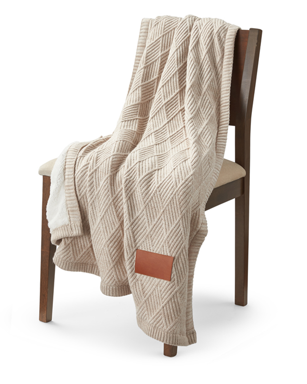 Trellis Knit Blanket 19