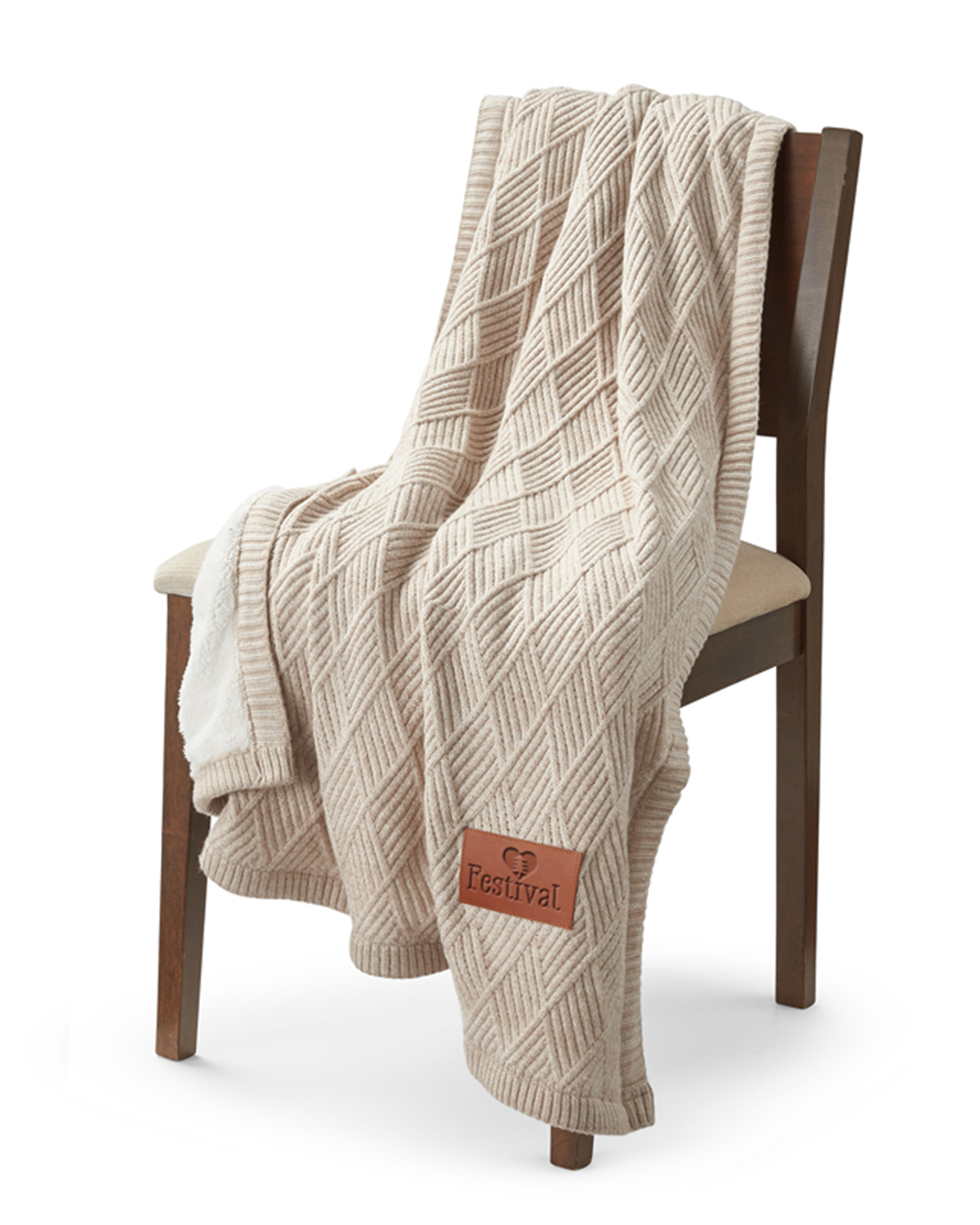 Trellis Knit Blanket 17