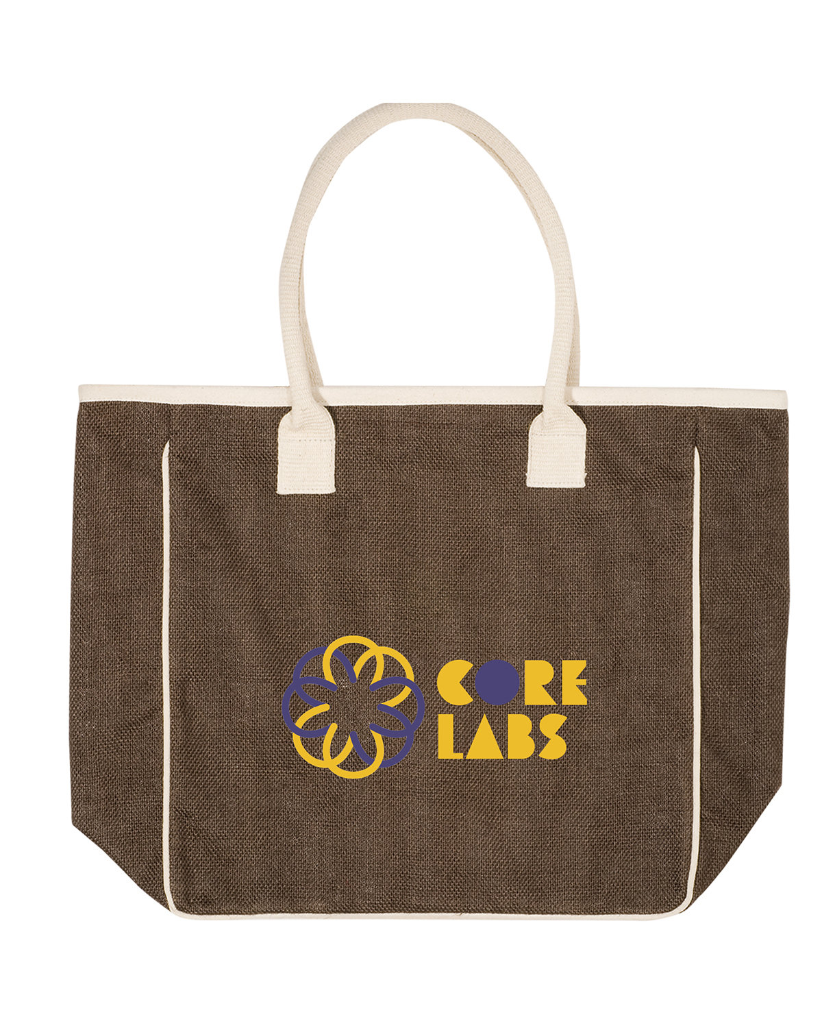 Seville Jute & Canvas Tote Bag 20