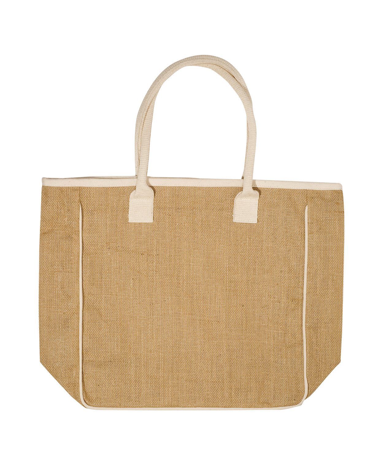 Seville Jute & Canvas Tote Bag 2