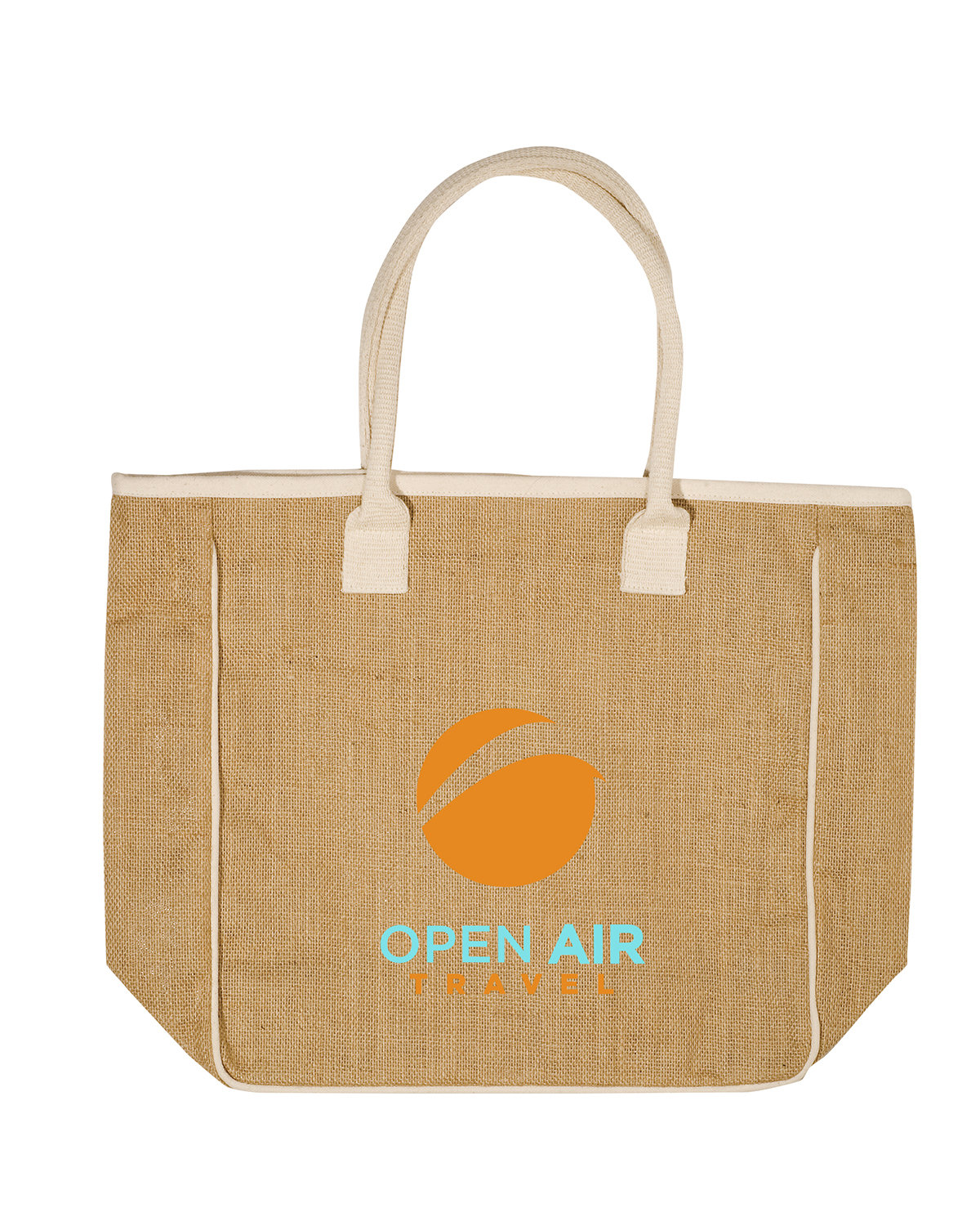 Seville Jute & Canvas Tote Bag 19