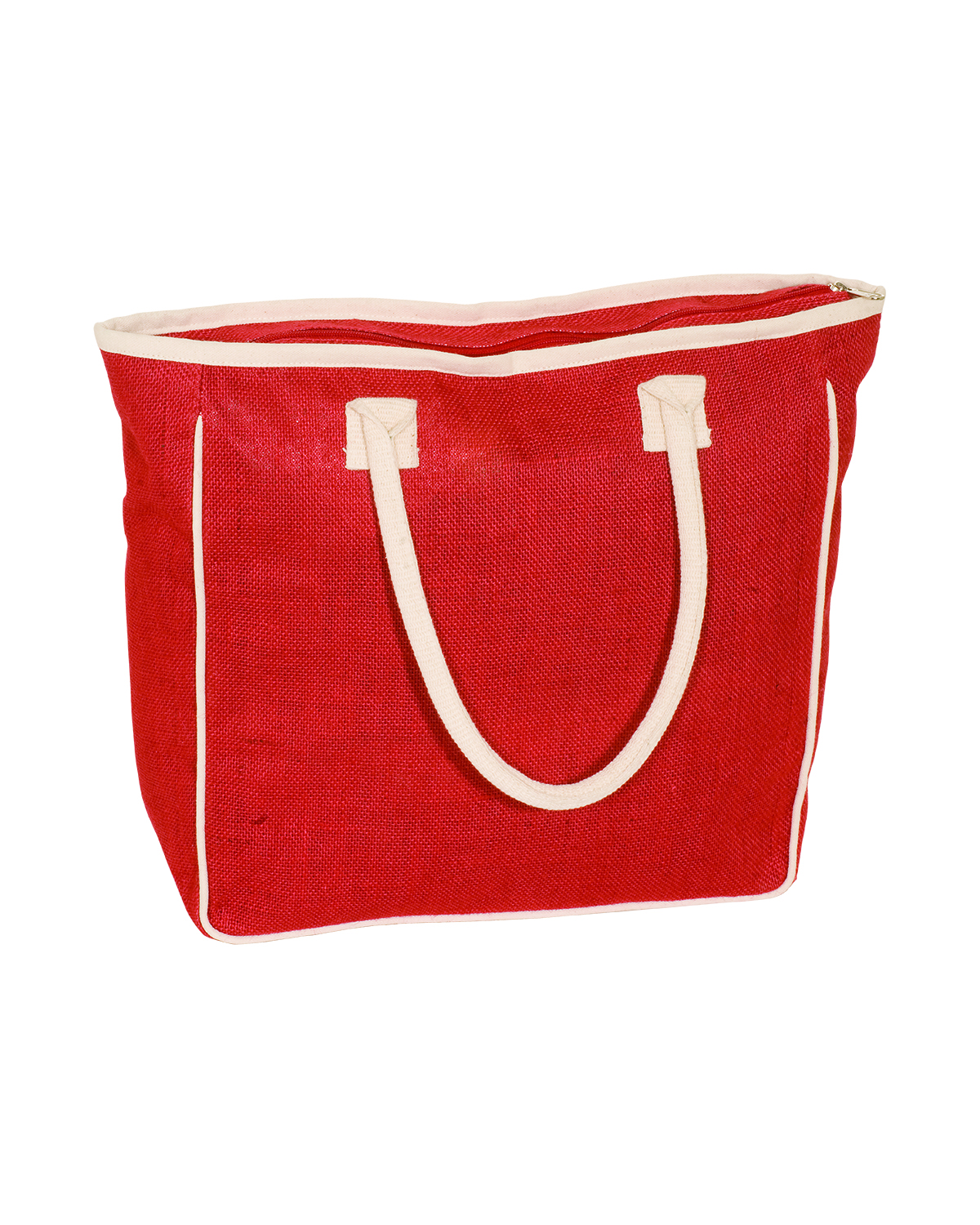 Seville Jute & Canvas Tote Bag 25