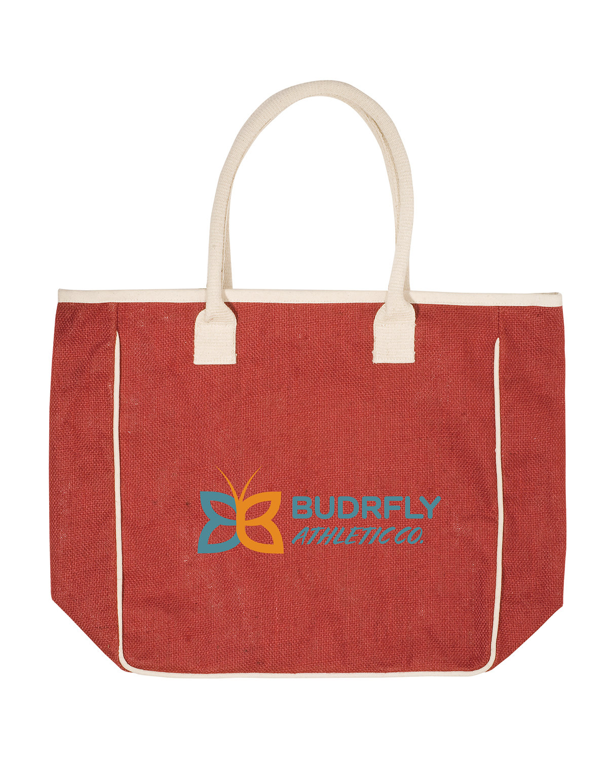 Seville Jute & Canvas Tote Bag 3