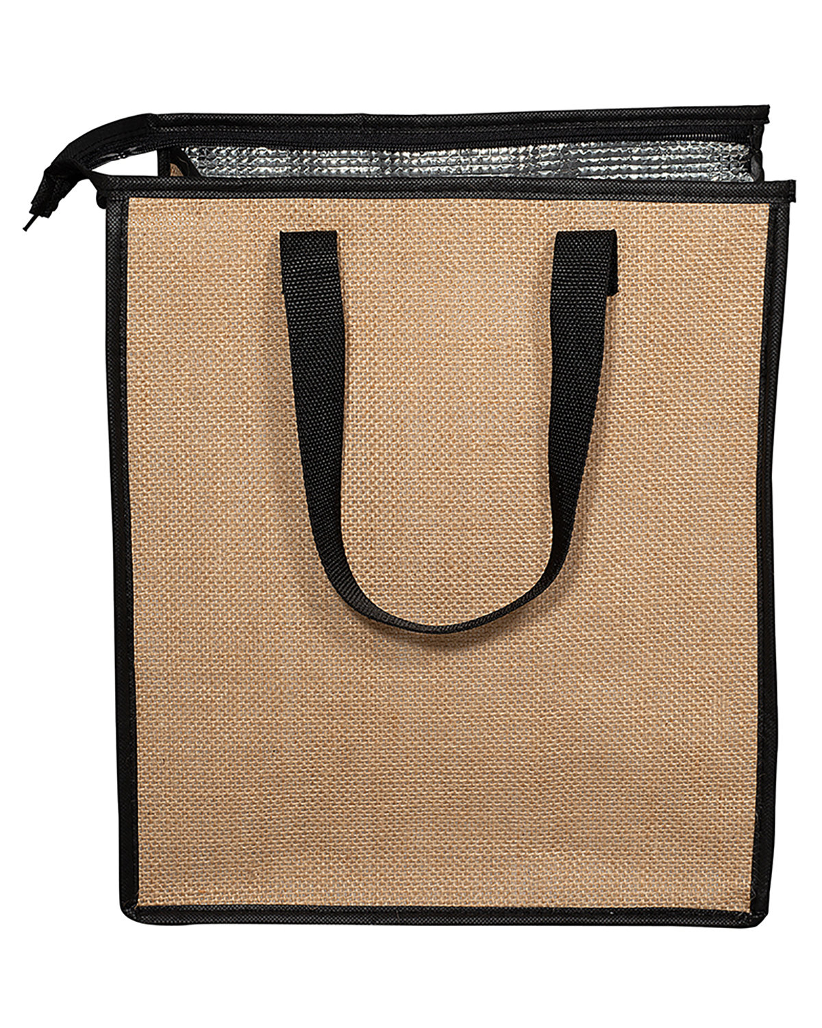 Jute Lunch Cooler Tote Bag 4