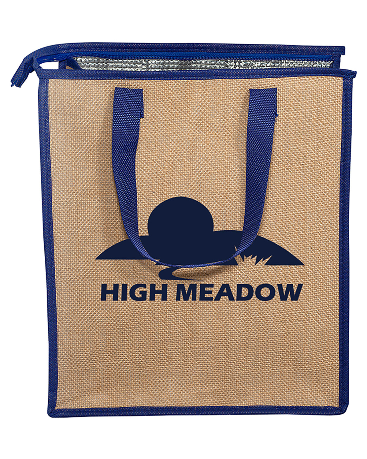 Jute Lunch Cooler Tote Bag 5