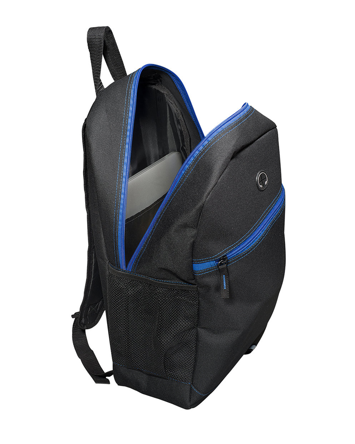 Front Zipper Color Laptop Backpack 9