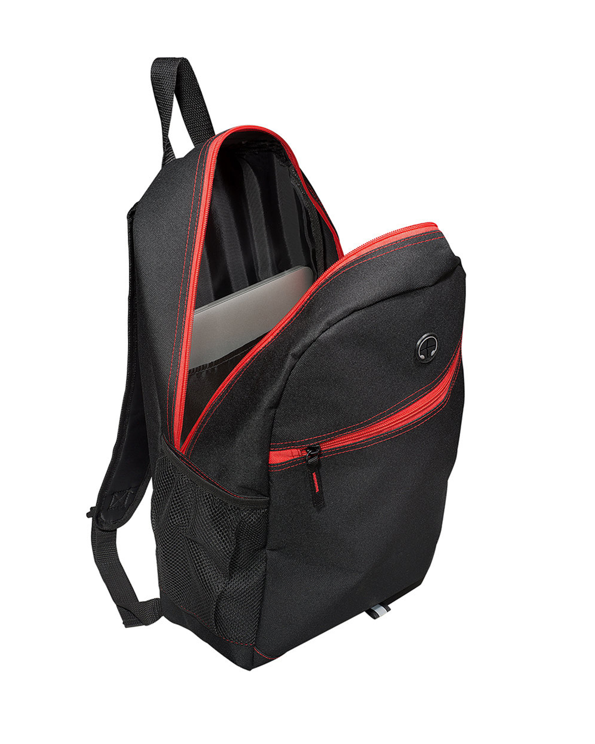 Front Zipper Color Laptop Backpack 23