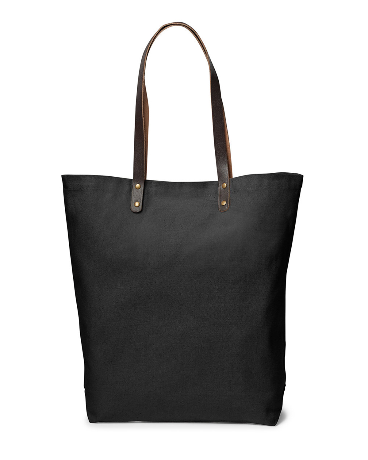Urban Cotton Tote Bag with Leather Handles. 11