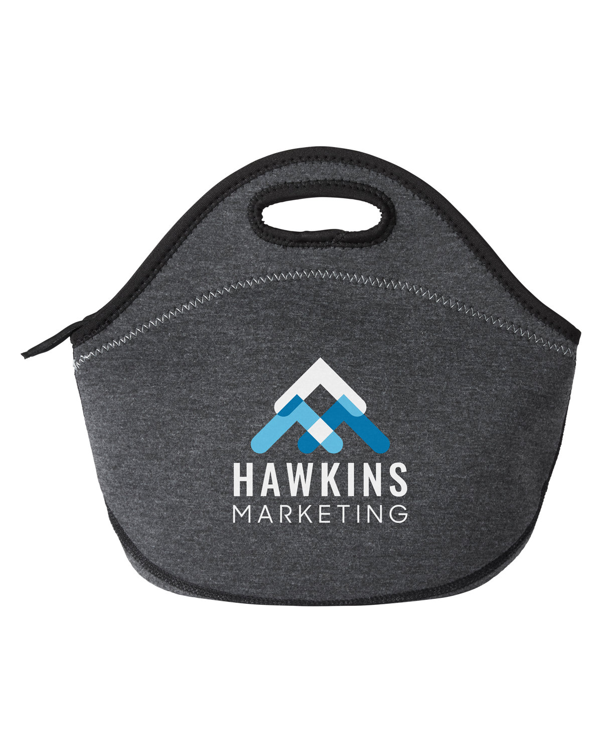Heathered Neoprene Lunch Cooler Tote Bag. 12