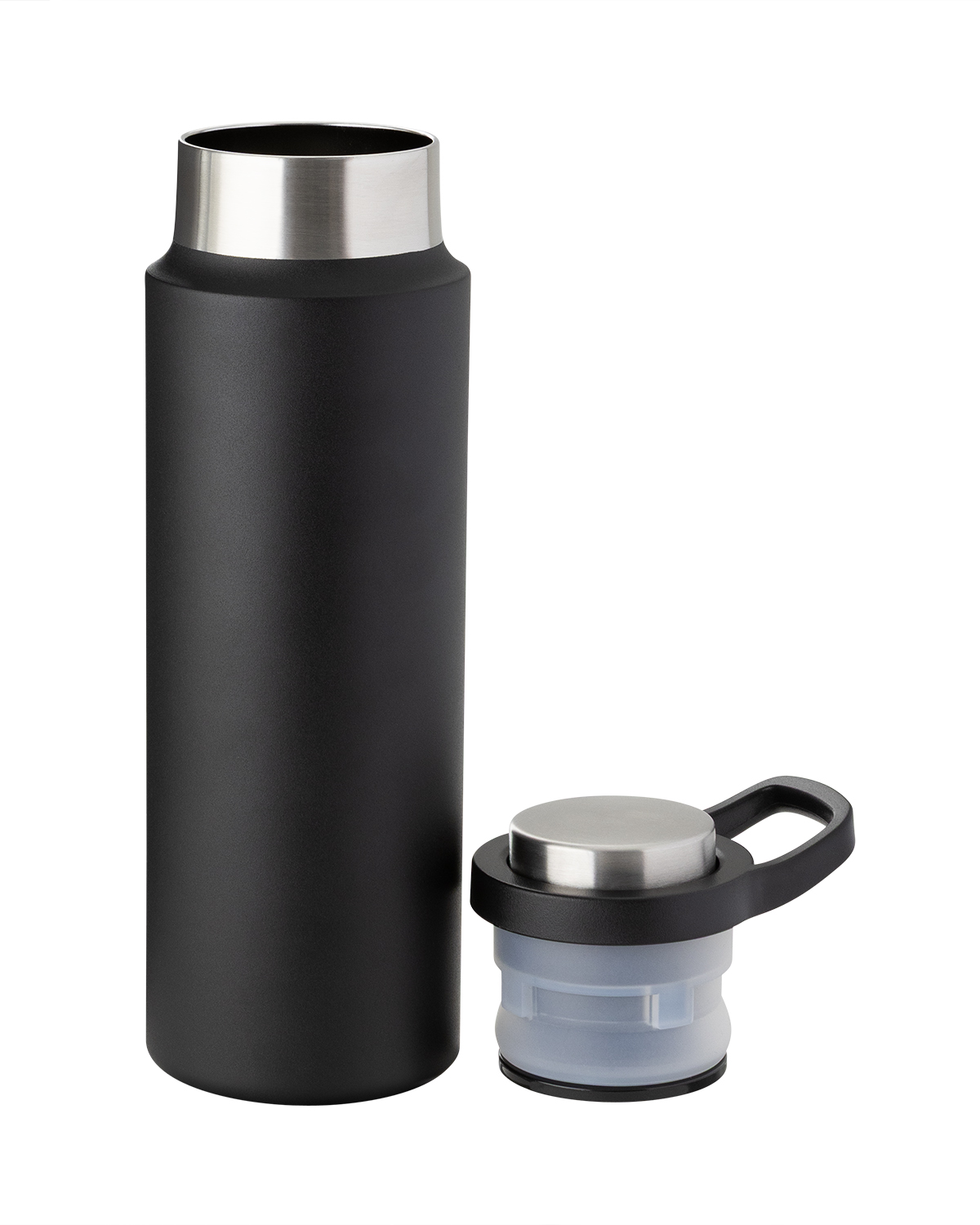 22 oz Vacuum Insulated Water Bottle With Push-Lock Lid, custom water bottle with logo imprint 15