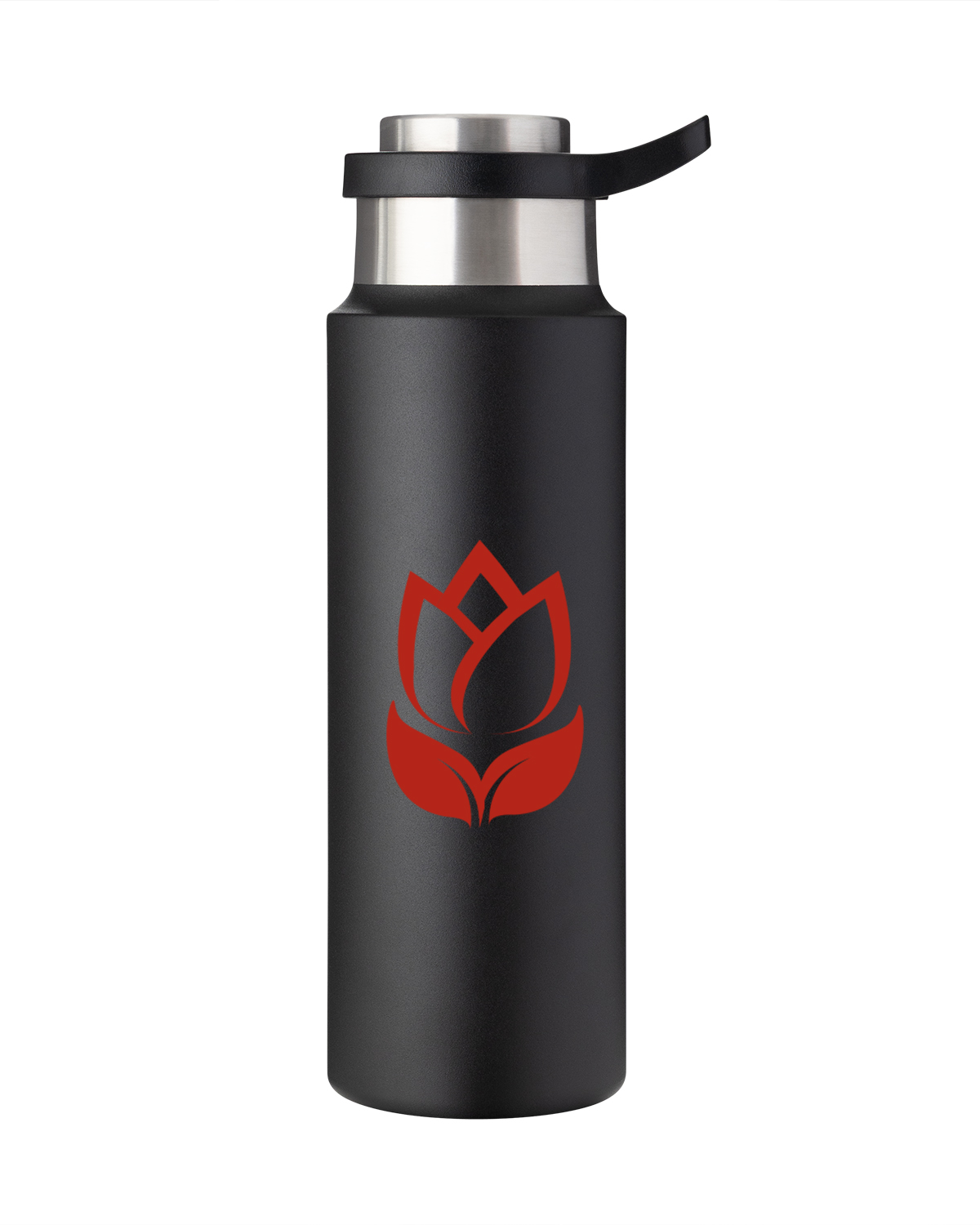 22 oz Vacuum Insulated Water Bottle With Push-Lock Lid, custom water bottle with logo imprint 14