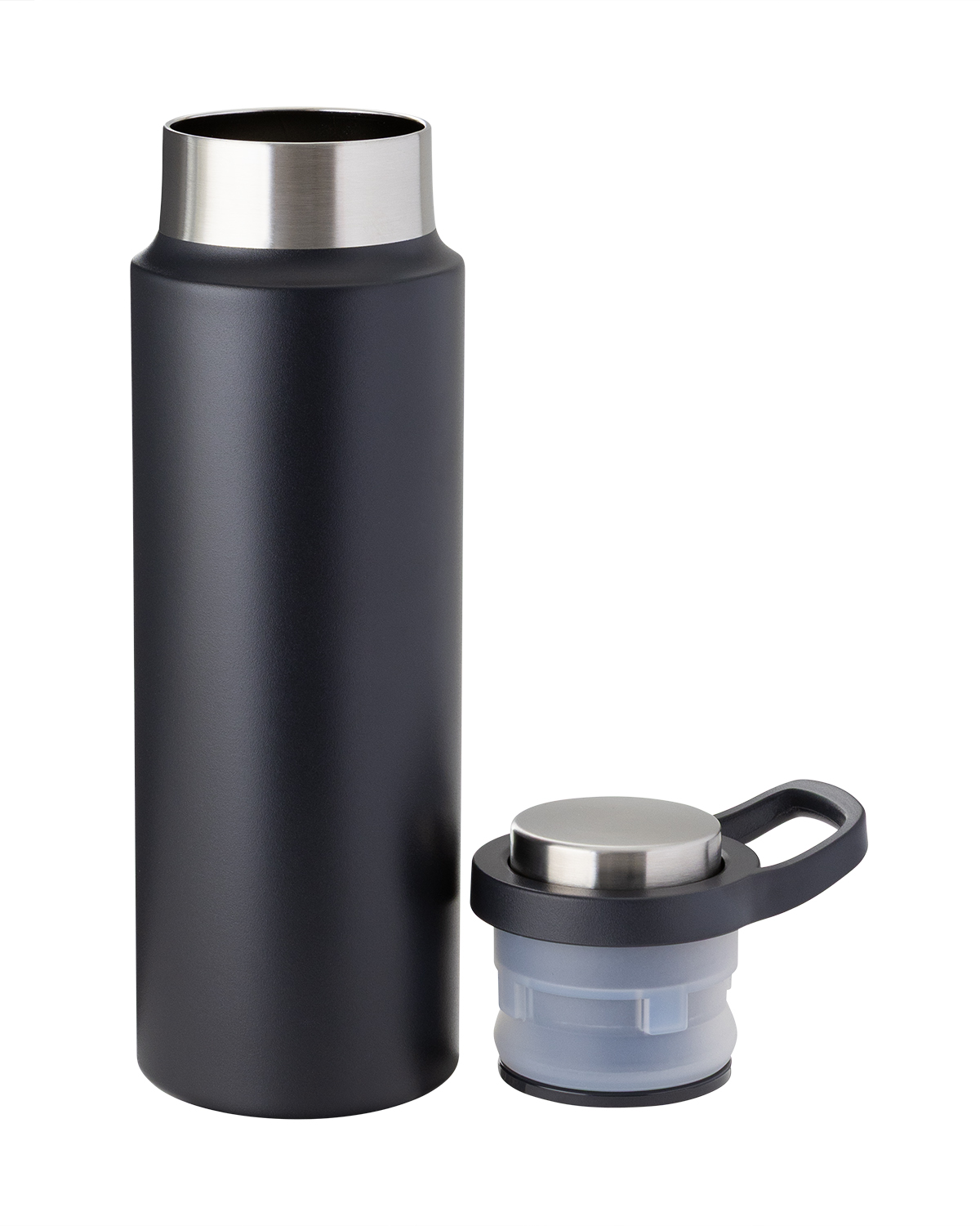 22 oz Vacuum Insulated Water Bottle With Push-Lock Lid, custom water bottle with logo imprint 16