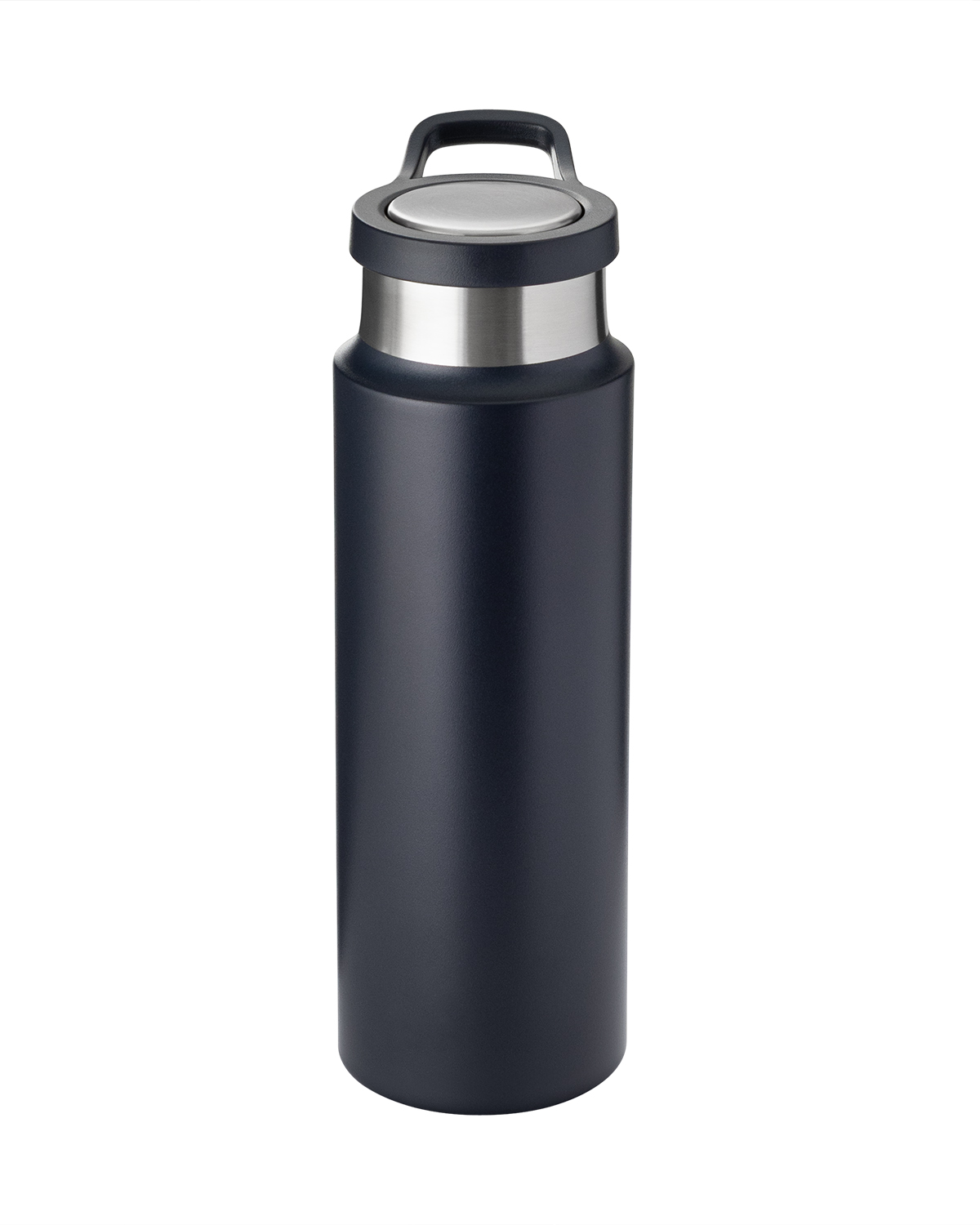 22 oz Vacuum Insulated Water Bottle With Push-Lock Lid, custom water bottle with logo imprint 2