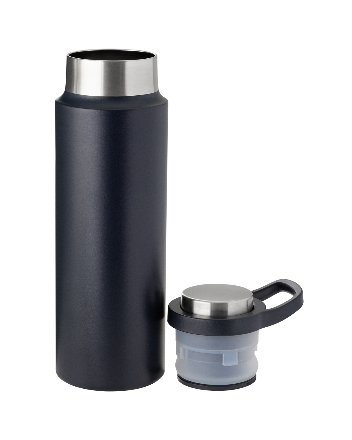22 oz Vacuum Insulated Water Bottle With Push-Lock Lid, custom water bottle with logo imprint 9