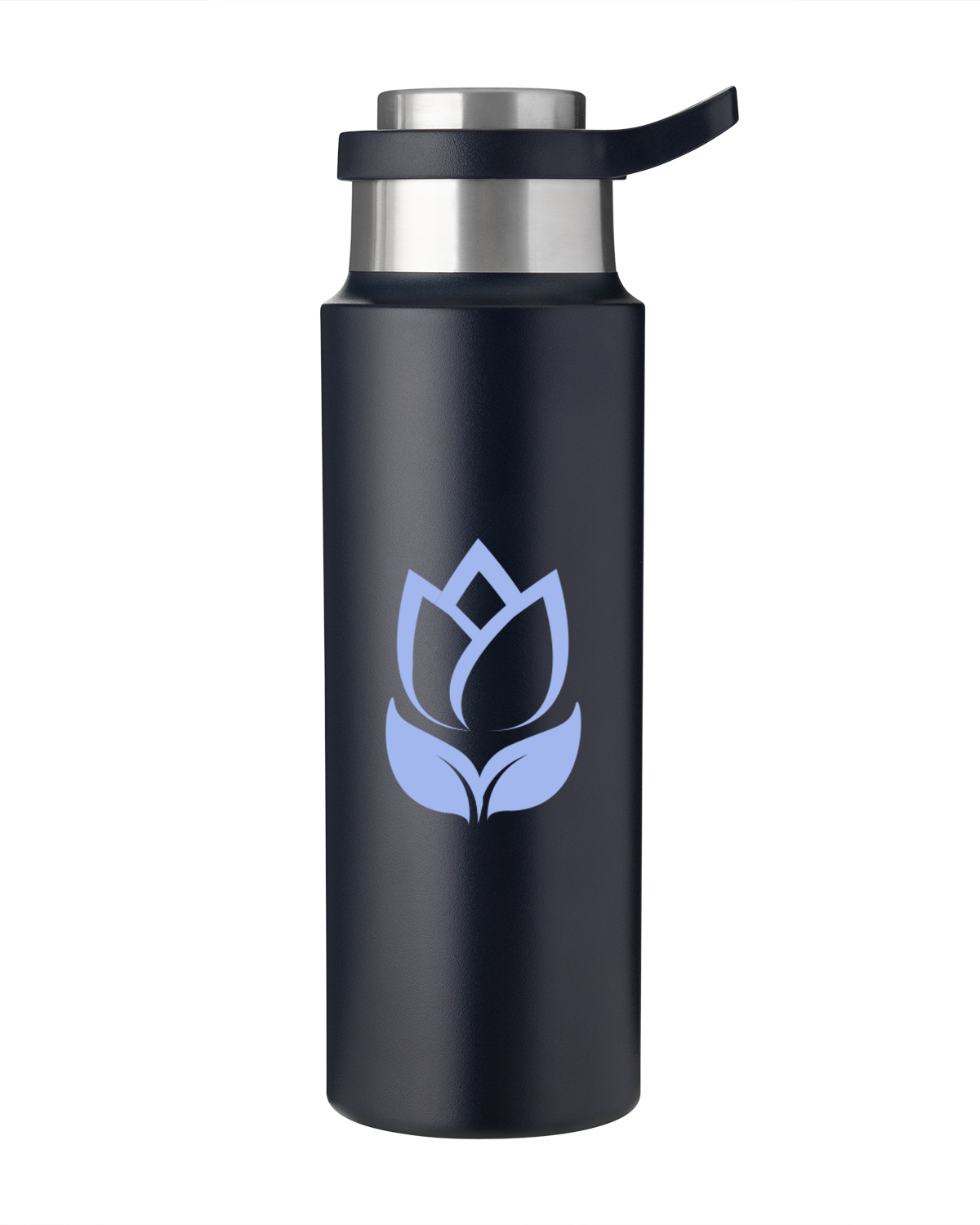 22 oz Vacuum Insulated Water Bottle With Push-Lock Lid, custom water bottle with logo imprint 10