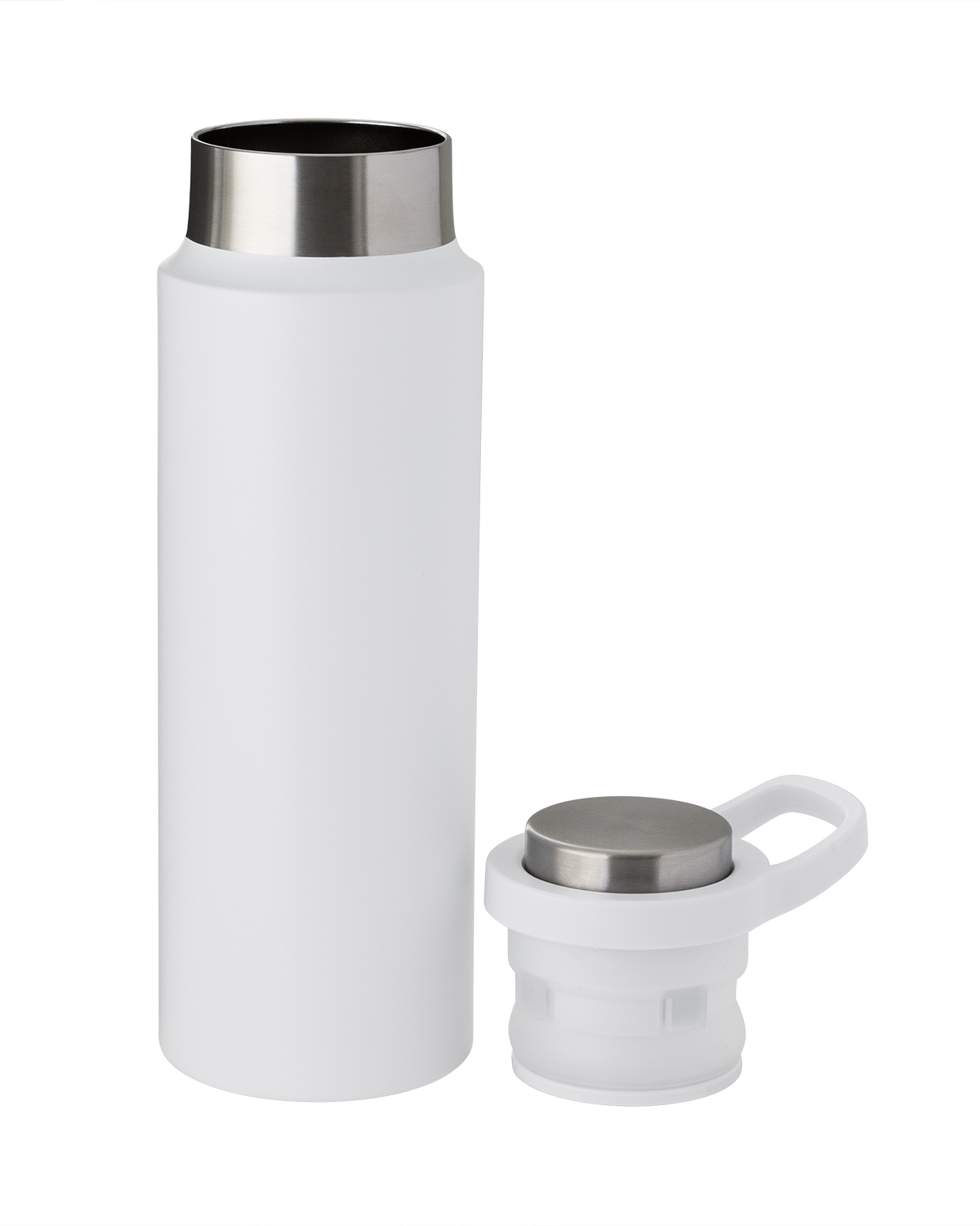 22 oz Vacuum Insulated Water Bottle With Push-Lock Lid, custom water bottle with logo imprint 4