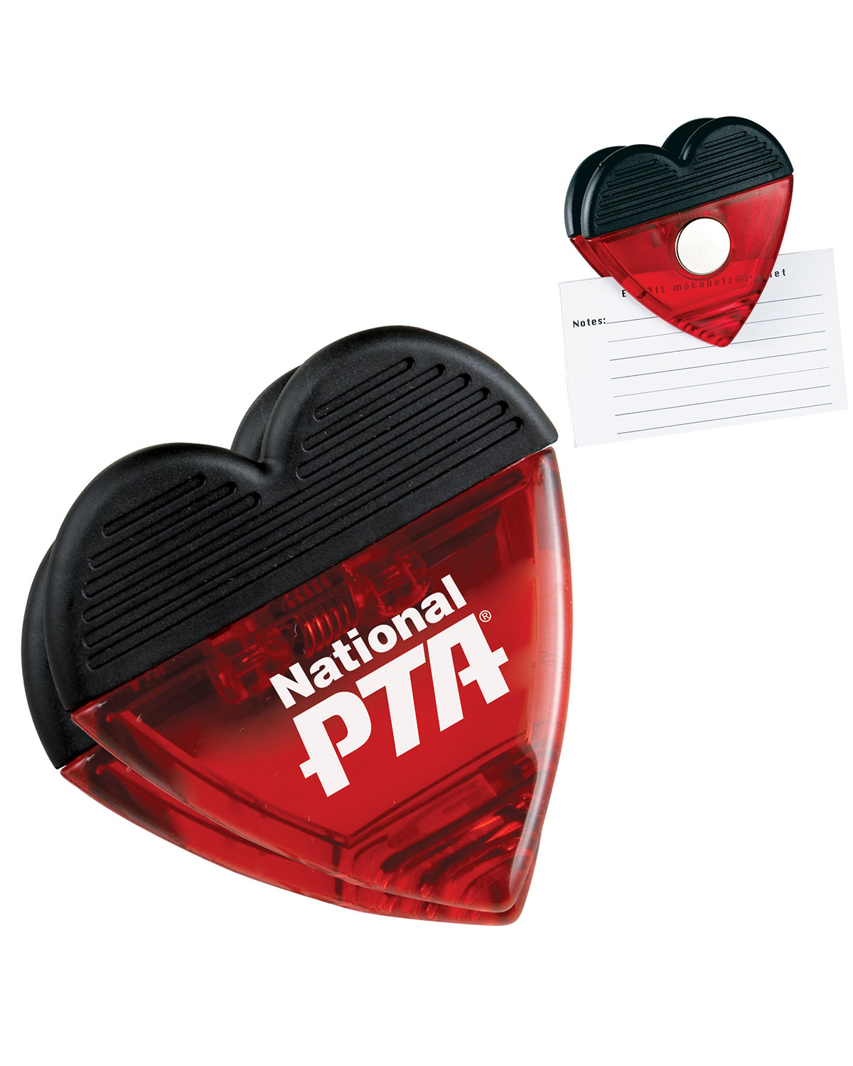 Heart Magnetic Memo Clip, custom magnet with logo imprint 5