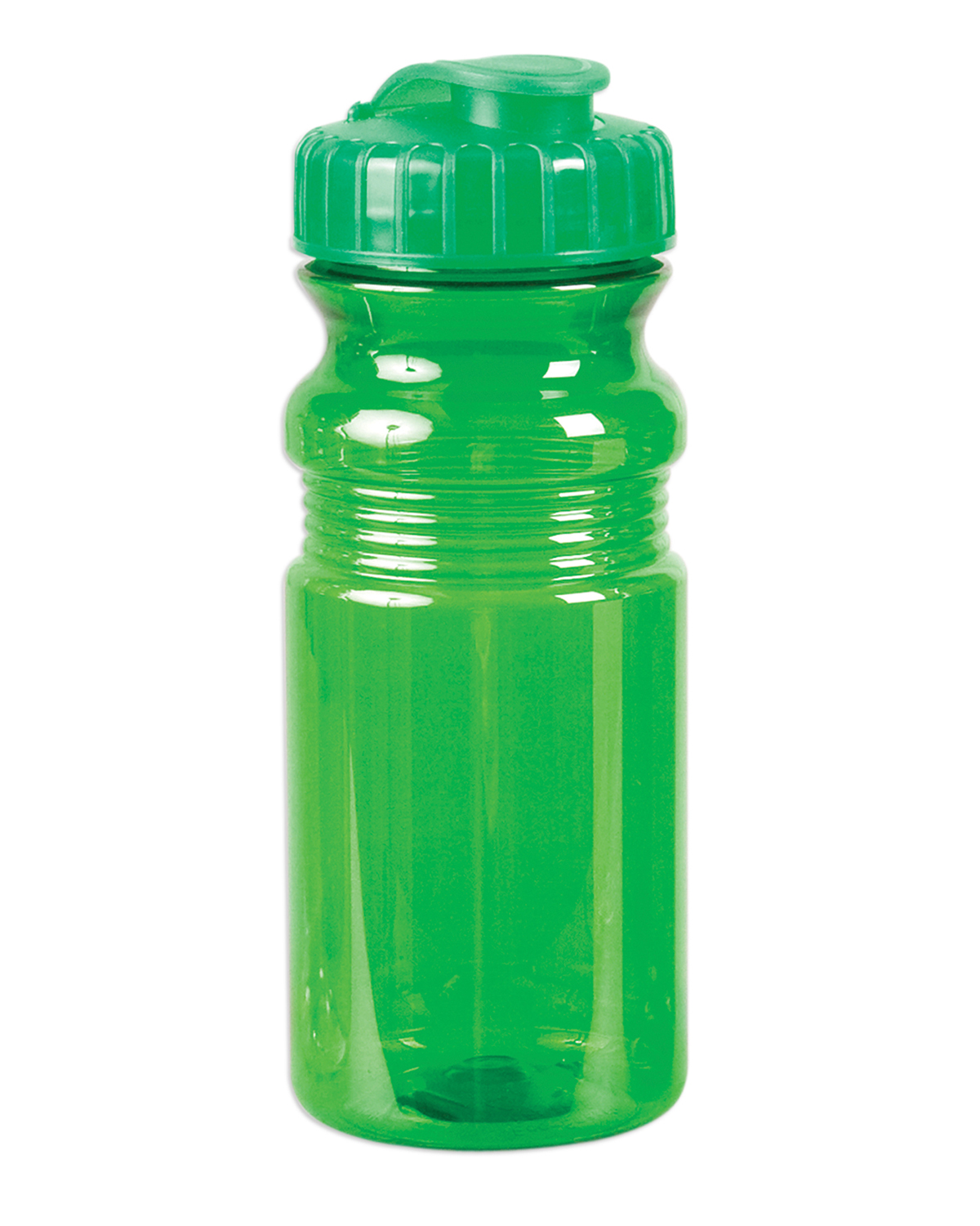 USA Made 20 oz. Translucent Sport Water Bottle With Snap Cap. 19