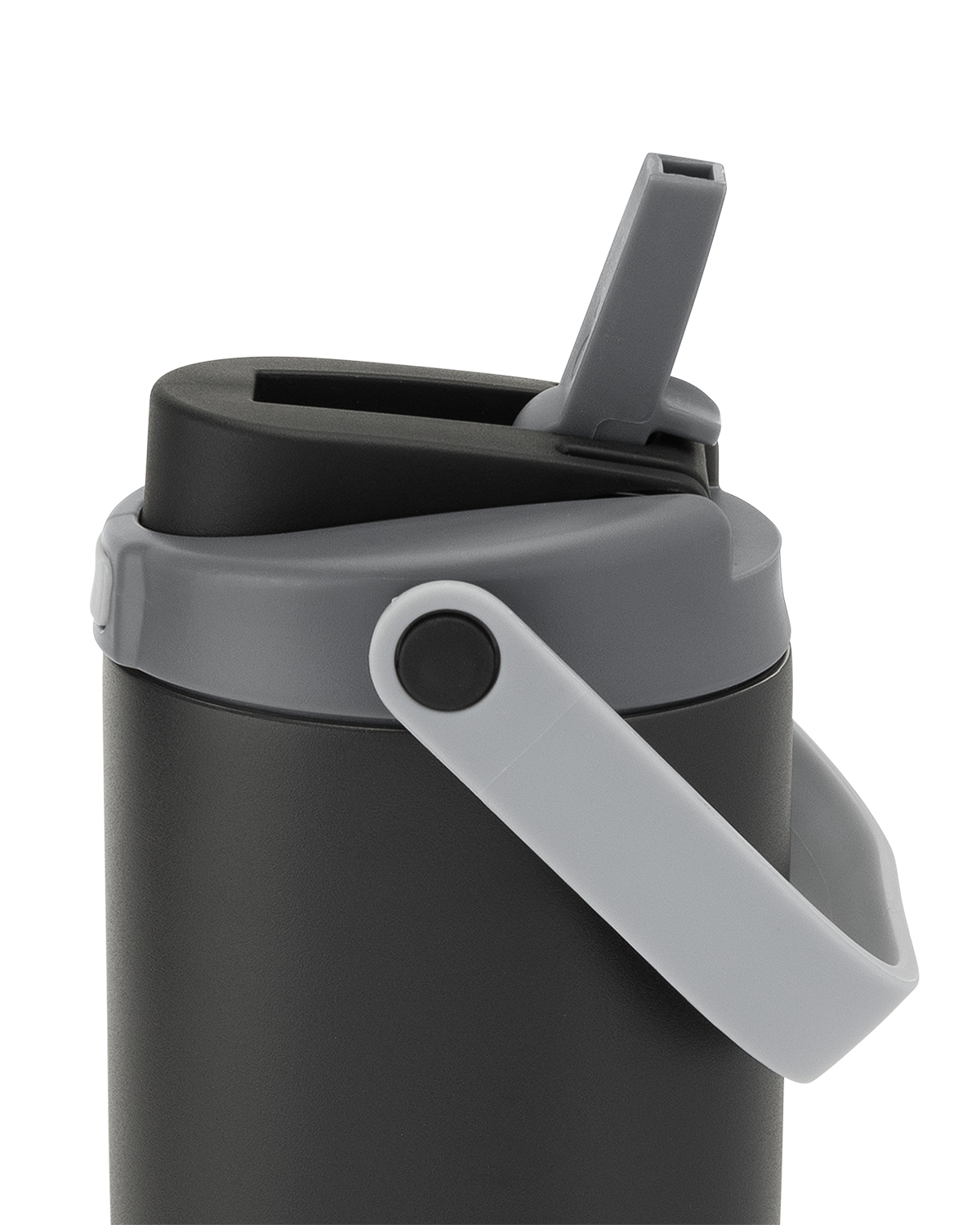 30 oz Lily Recycled Stainless Steel Vacuum Tumbler with Flip Straw and Top Handle 26