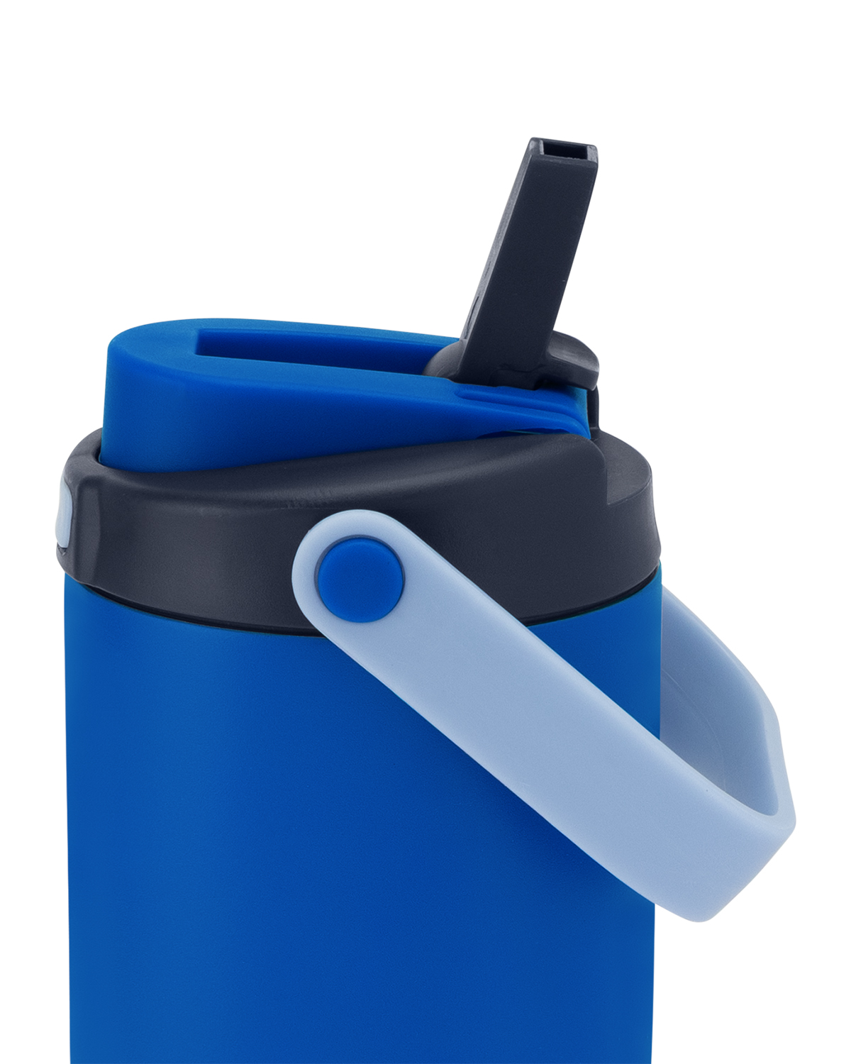 30 oz Lily Recycled Stainless Steel Vacuum Tumbler with Flip Straw and Top Handle 19