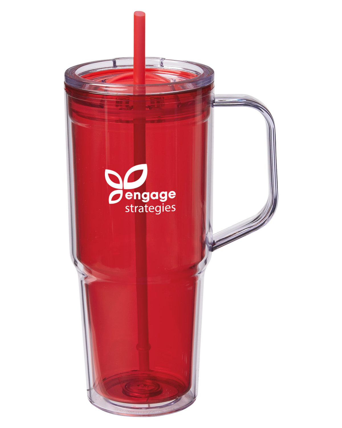 Hampton 32 oz Recycled AS Double Wall Tumbler With Handle 38