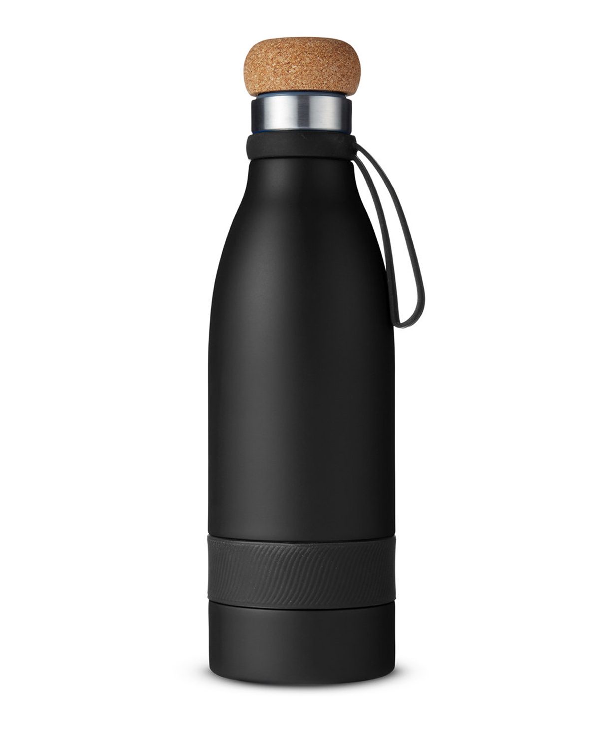 19 oz Double Wall Vacuum Insulated Bottle With Cork Lid 9