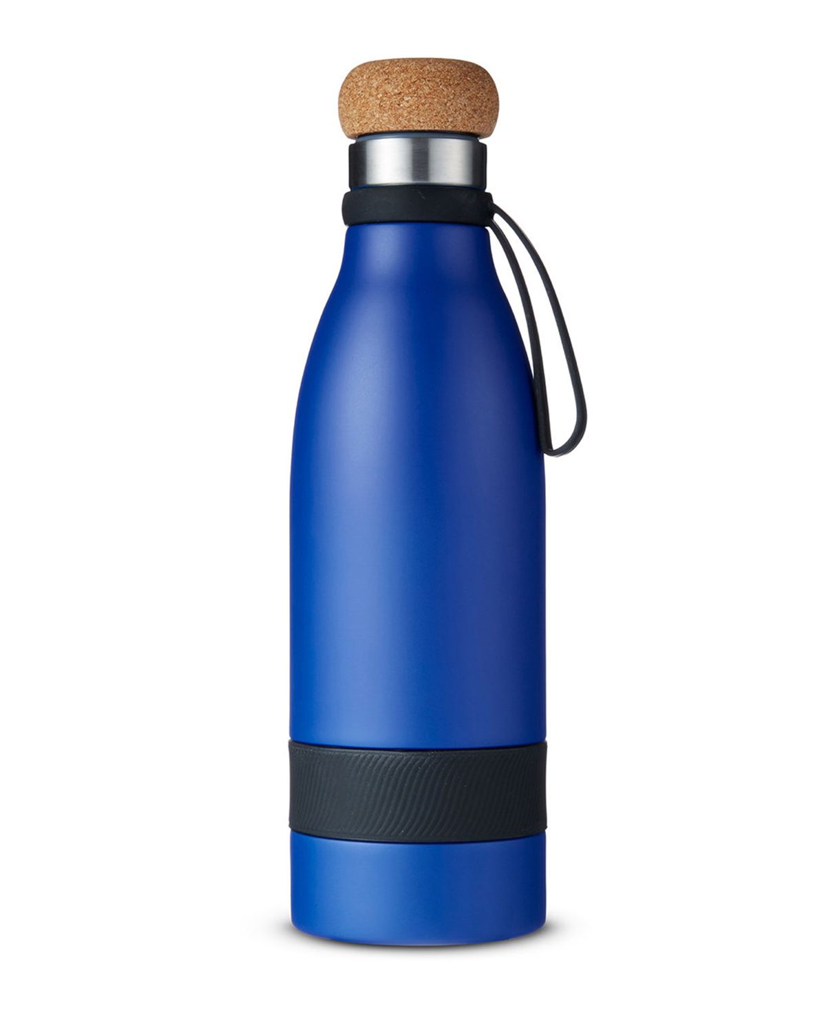 19 oz Double Wall Vacuum Insulated Bottle With Cork Lid 18