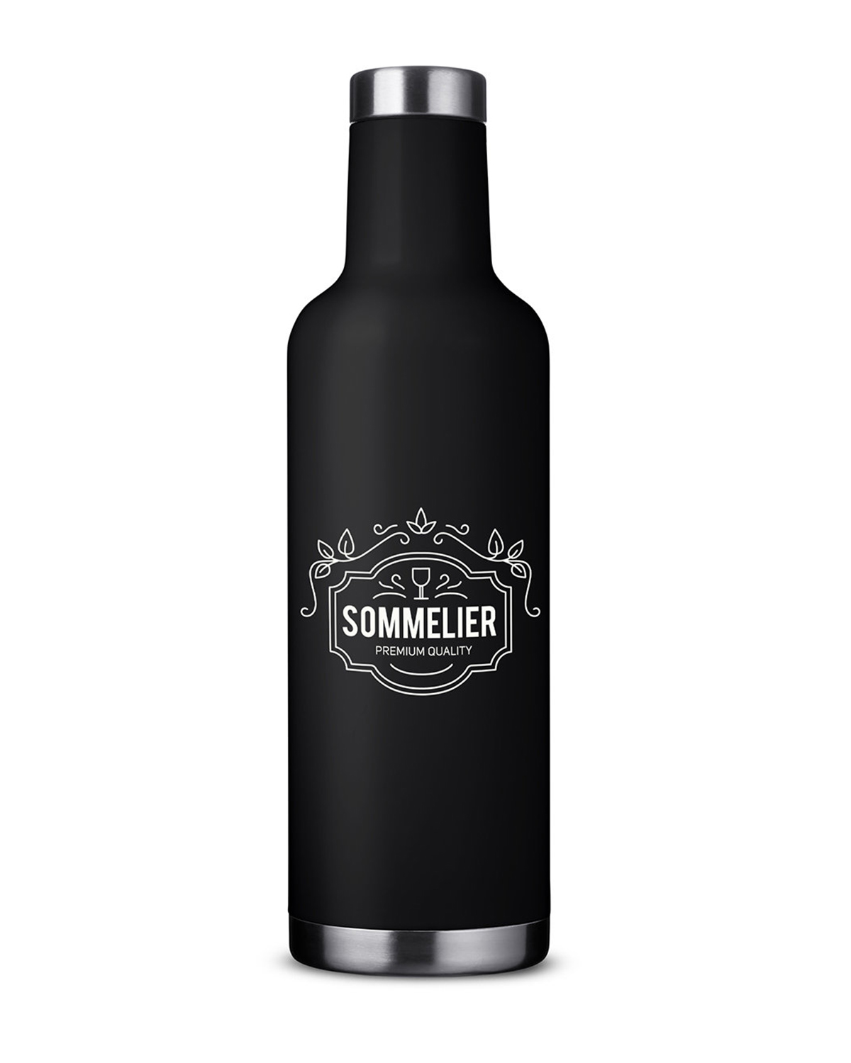 25 oz Alsace Vacuum Insulated Wine Bottle, custom water bottle with logo imprint 10