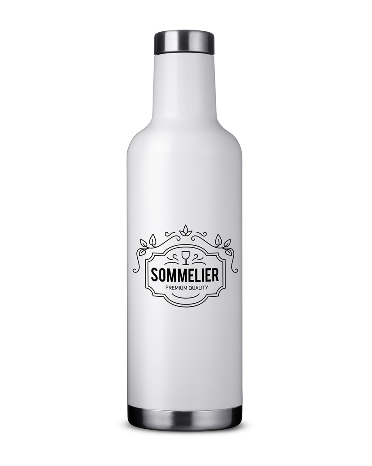 25 oz Alsace Vacuum Insulated Wine Bottle, custom water bottle with logo imprint 13