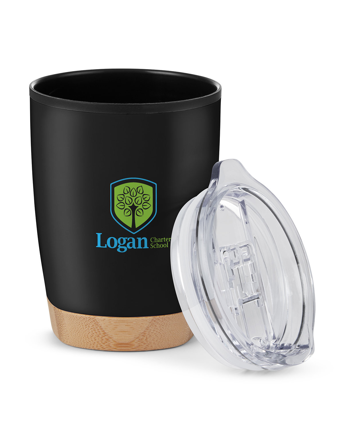 12 oz Symmetry Tumbler With Bamboo Base 8
