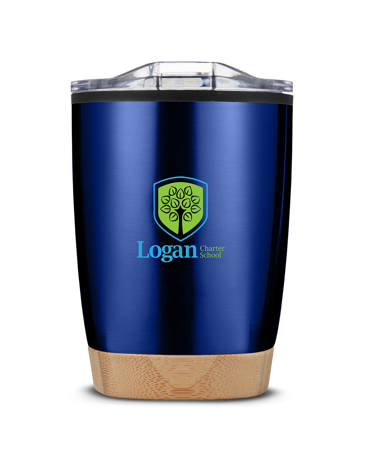 12 oz Symmetry Tumbler With Bamboo Base 12