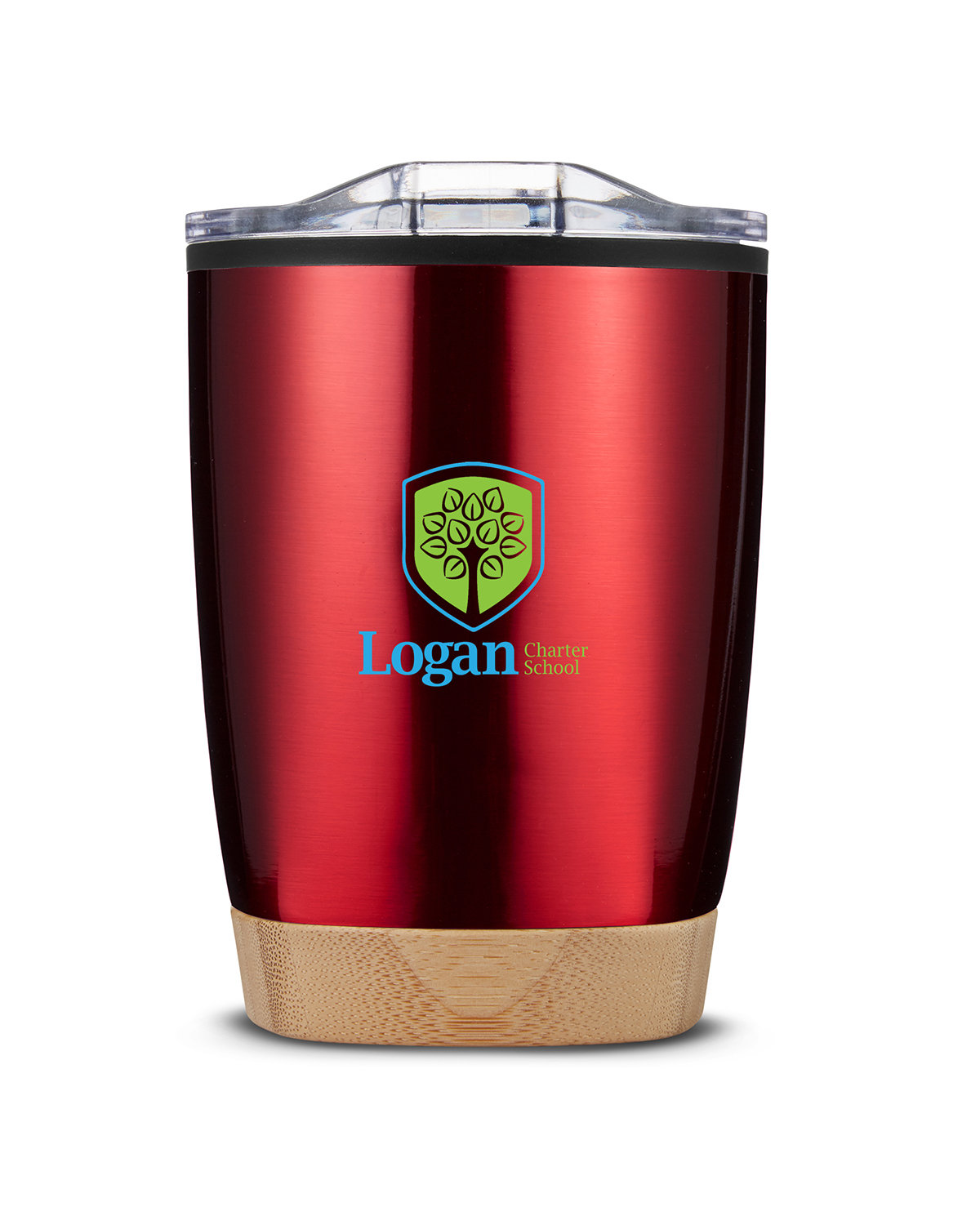 12 oz Symmetry Tumbler With Bamboo Base 4