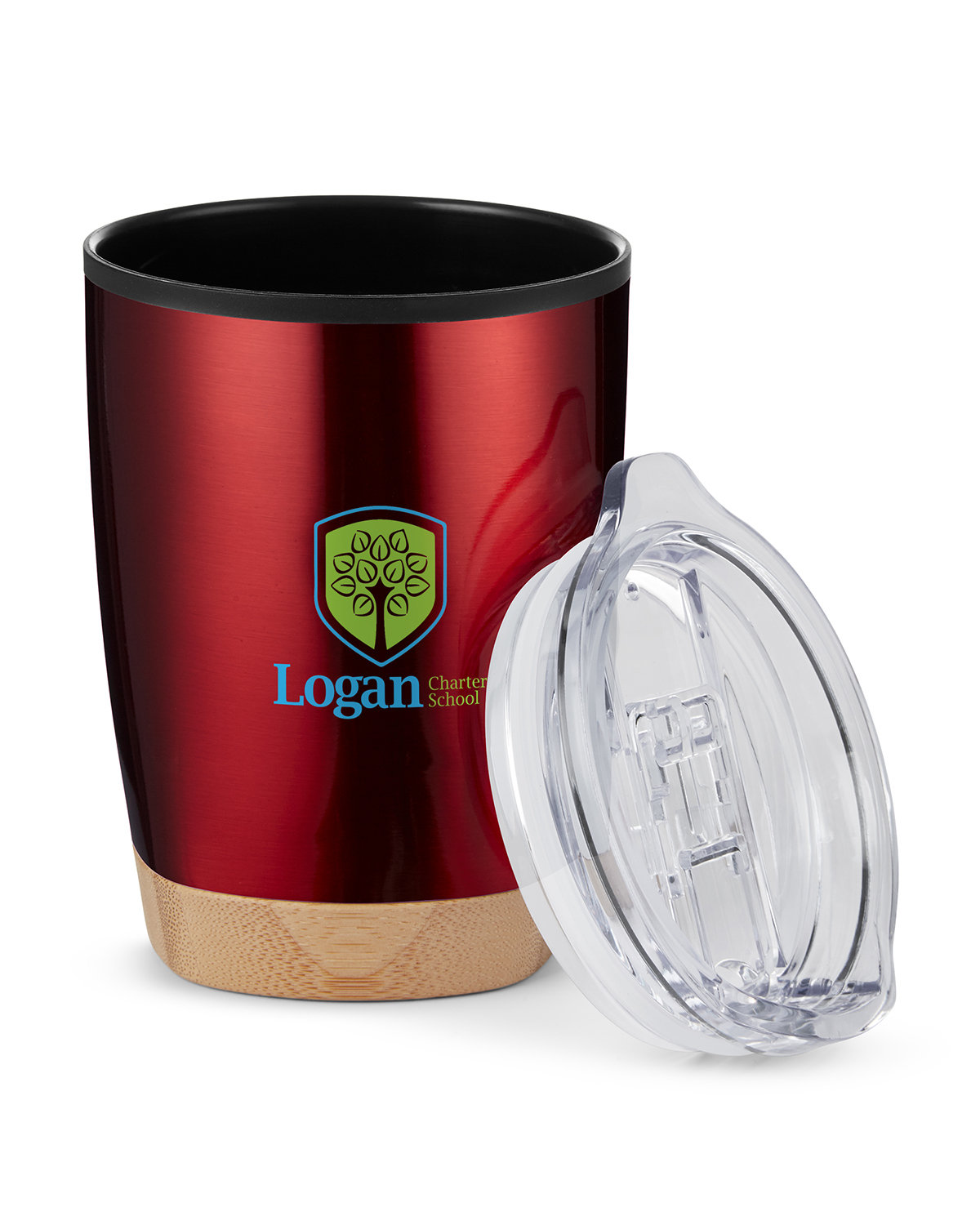 12 oz Symmetry Tumbler With Bamboo Base 40