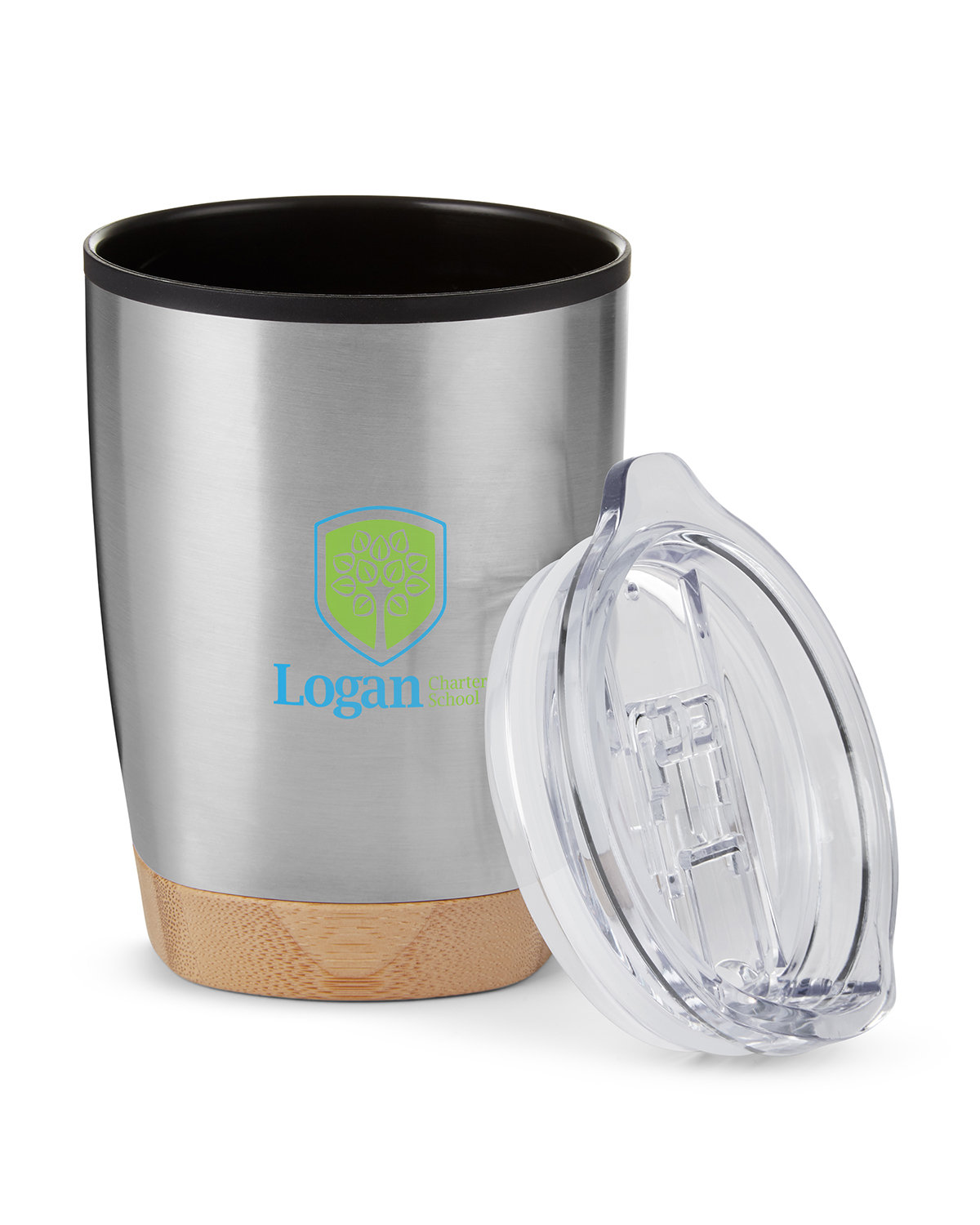 12 oz Symmetry Tumbler With Bamboo Base 3