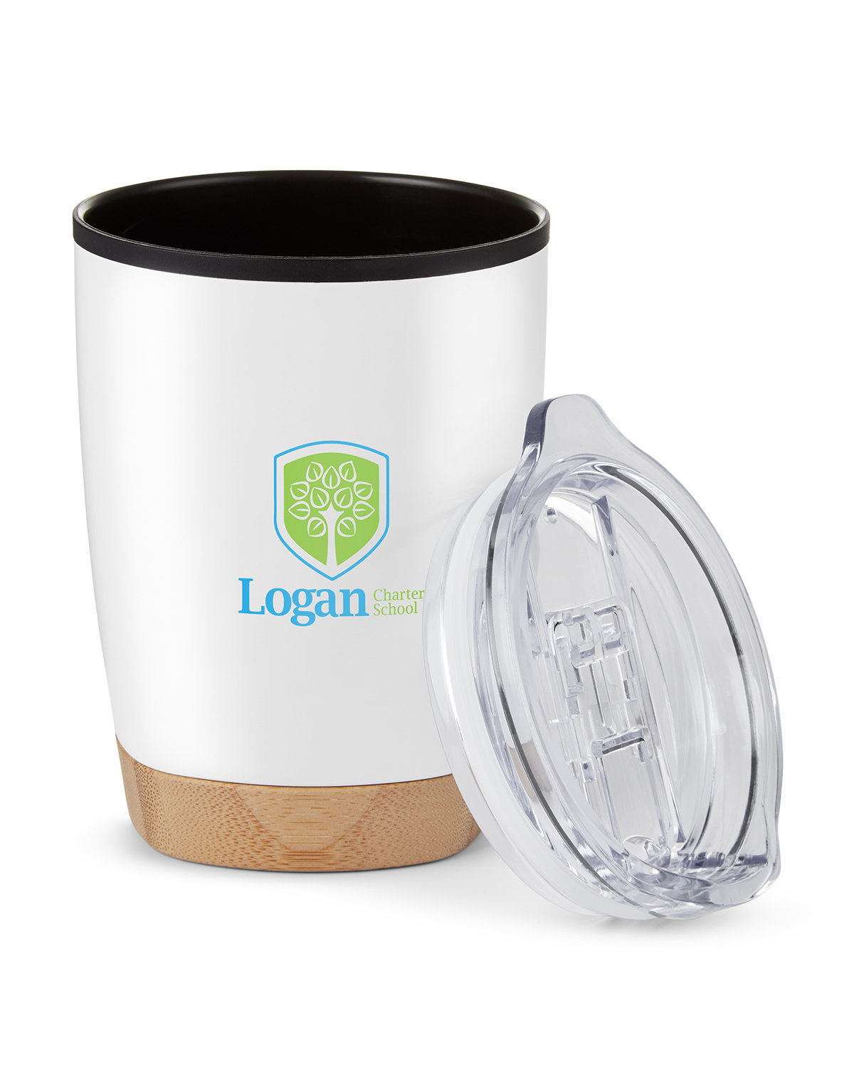 12 oz Symmetry Tumbler With Bamboo Base 13