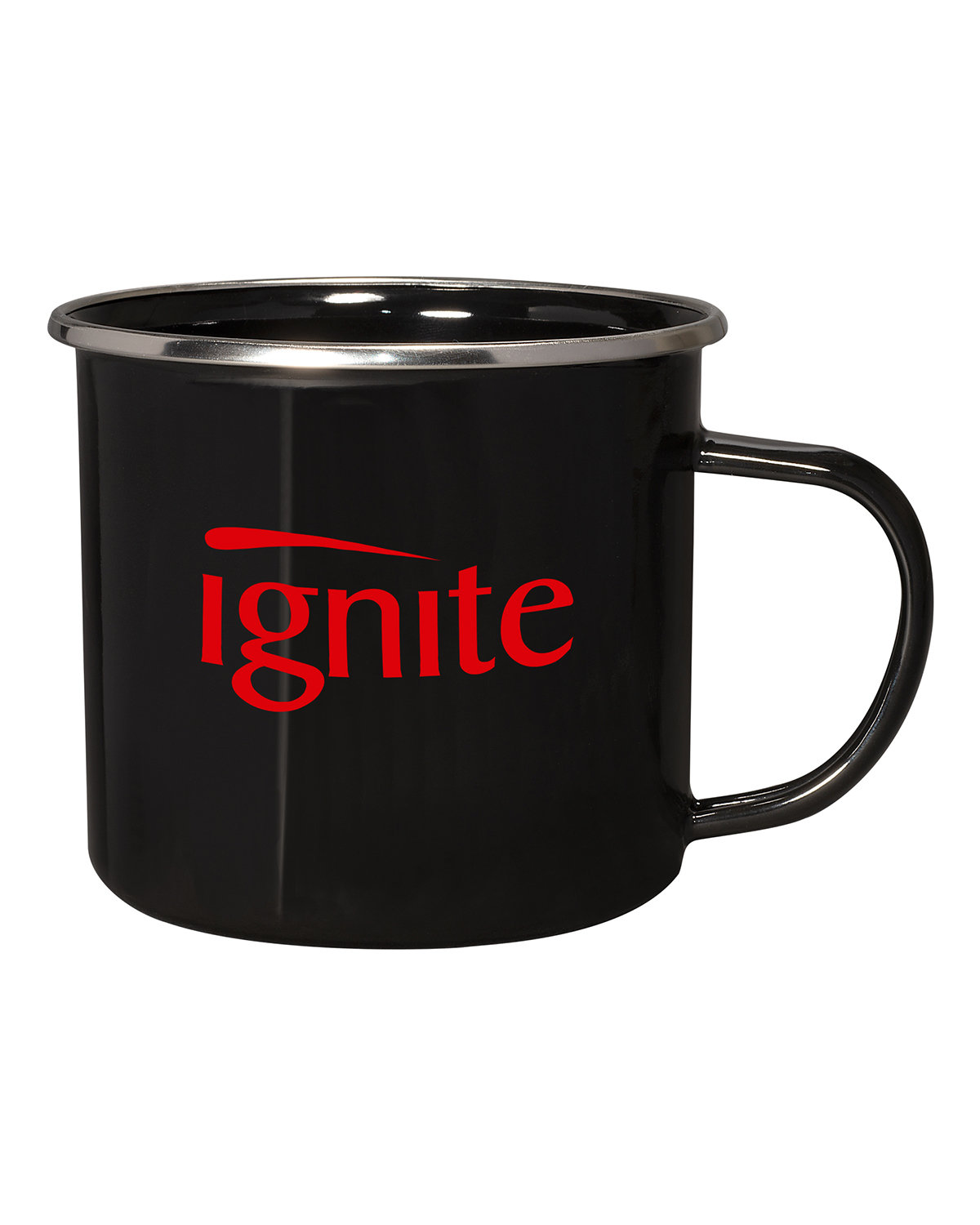 16.9 oz Iron And Stainless Steel Log Cabin Mug 10