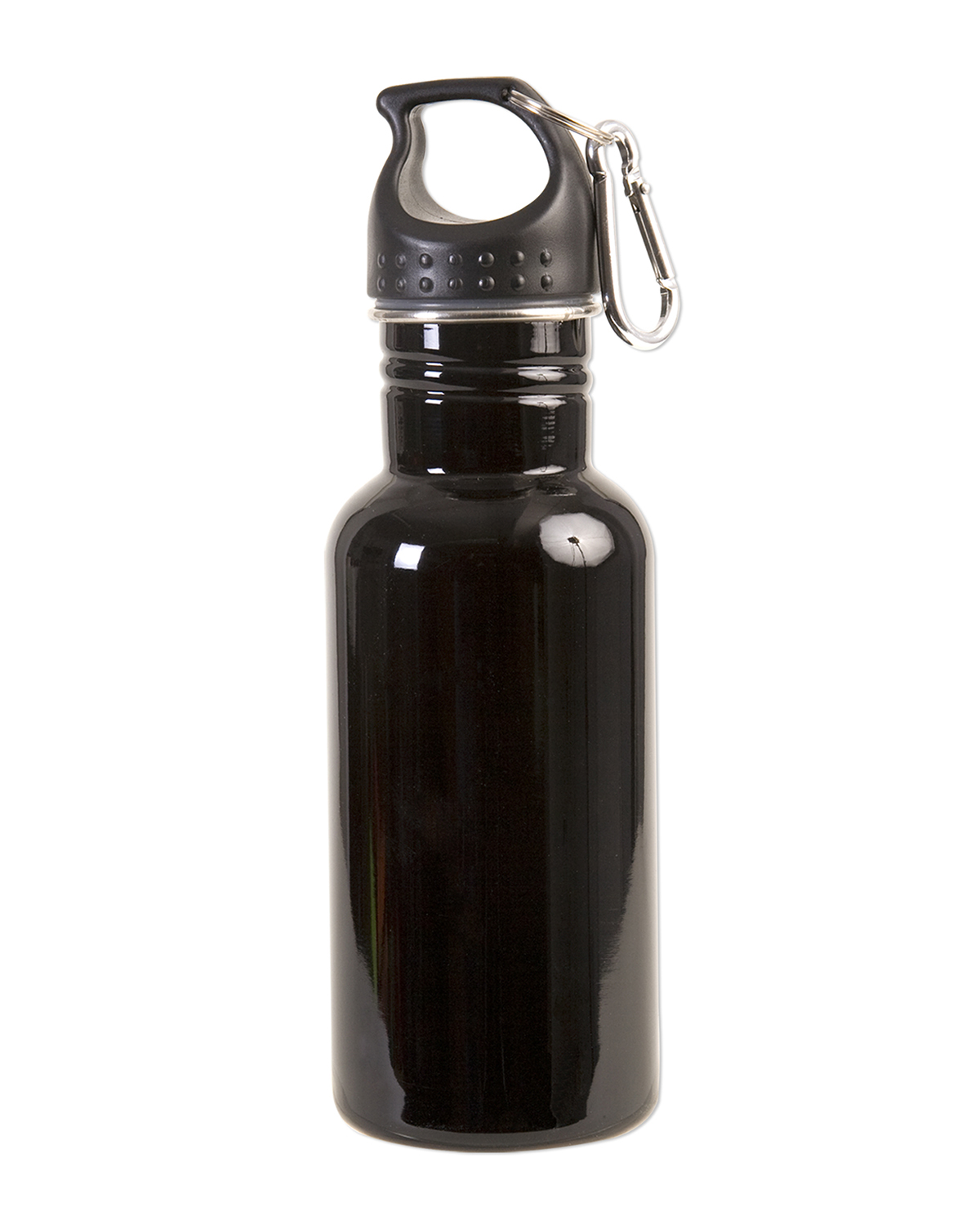 17 oz Stainless Steel Adventure Water Bottle With Carabiner 19