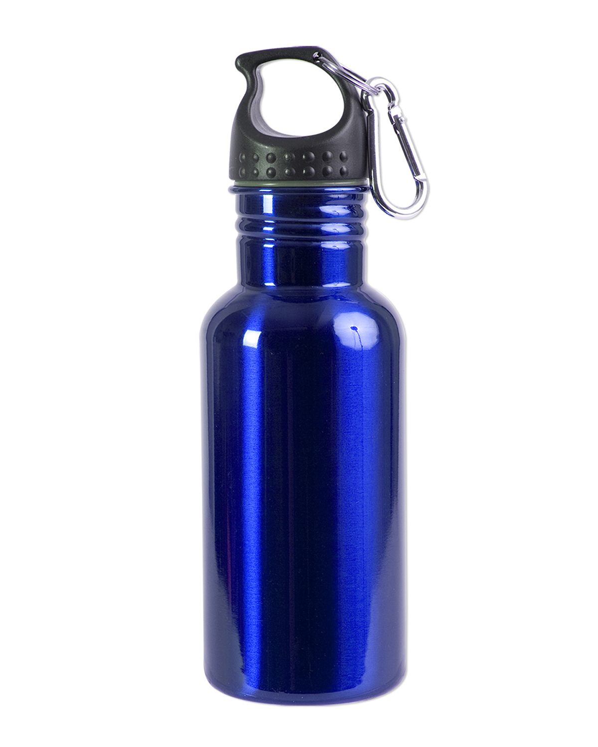 17 oz Stainless Steel Adventure Water Bottle With Carabiner 22