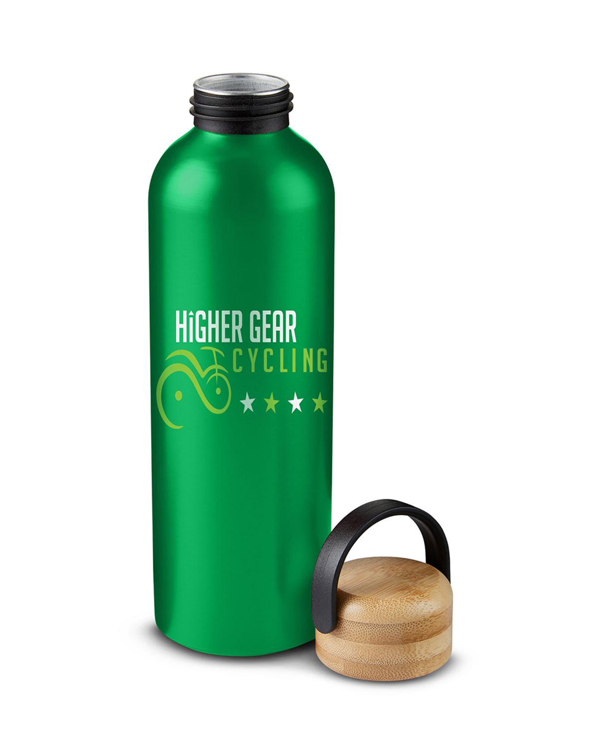 24 oz Vigor Aluminum Bottle With Bamboo Lid 4