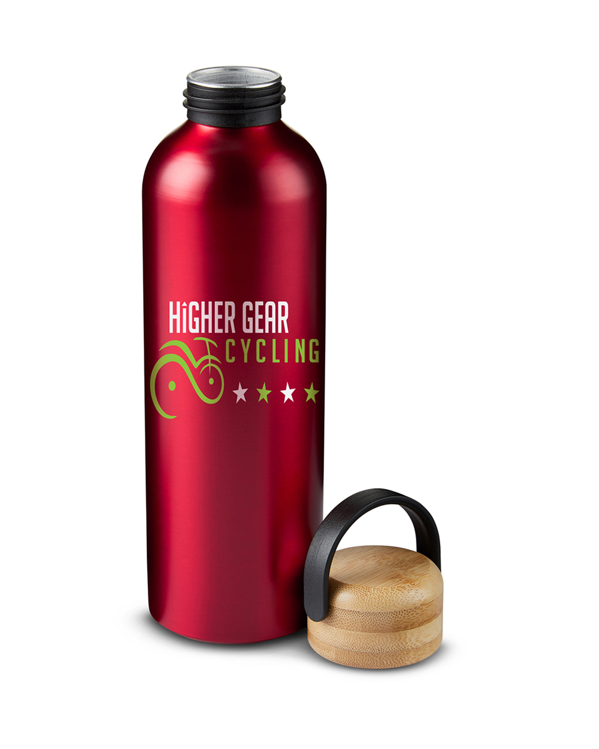 24 oz Vigor Aluminum Bottle With Bamboo Lid 5