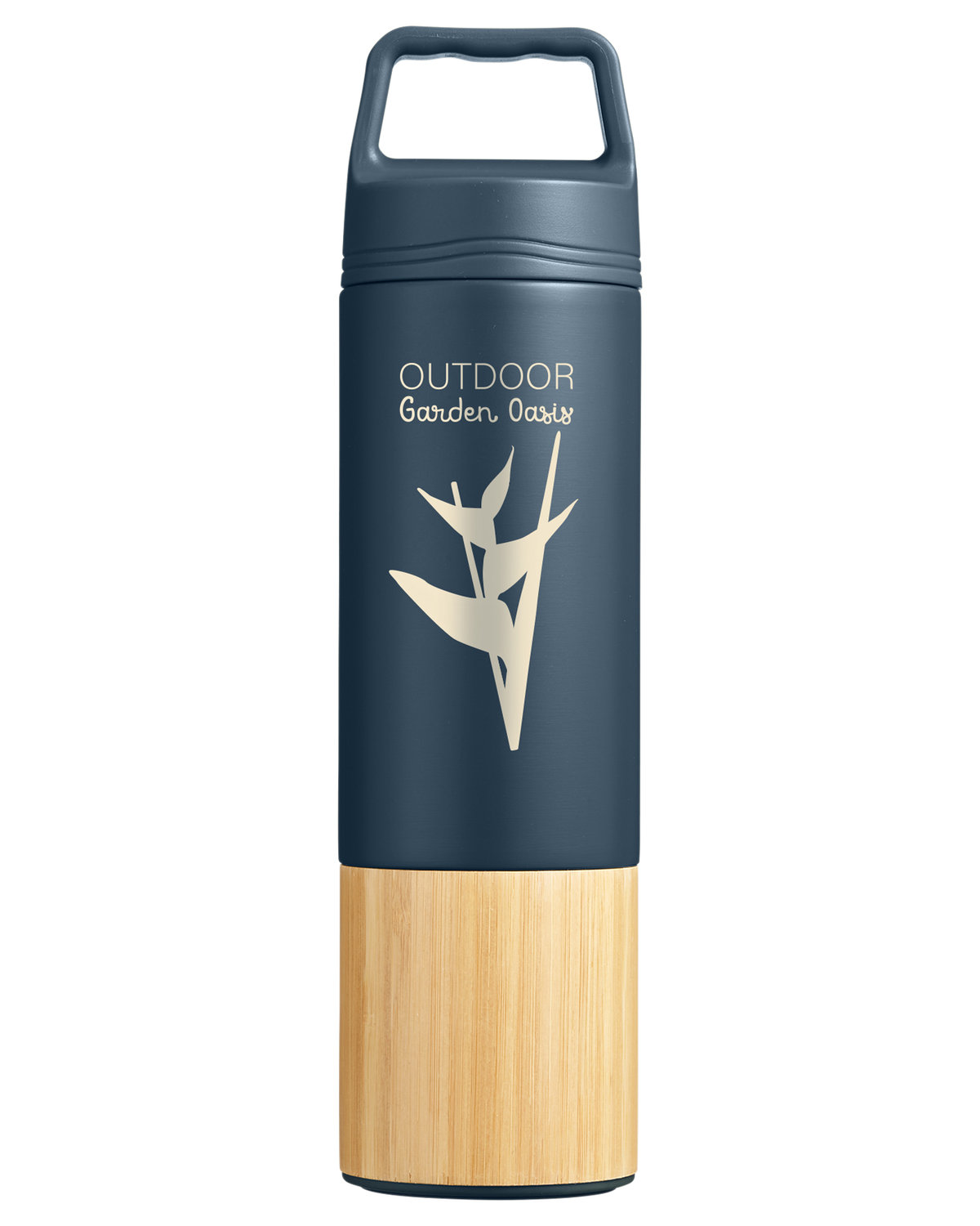 20 oz Tao Bamboo Vacuum Insulated Stainless Steel Bottle, custom water bottle with logo imprint 27