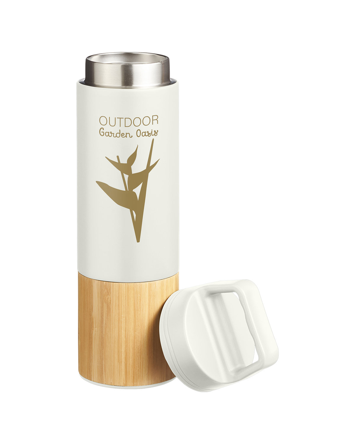 20 oz Tao Bamboo Vacuum Insulated Stainless Steel Bottle, custom water bottle with logo imprint 33