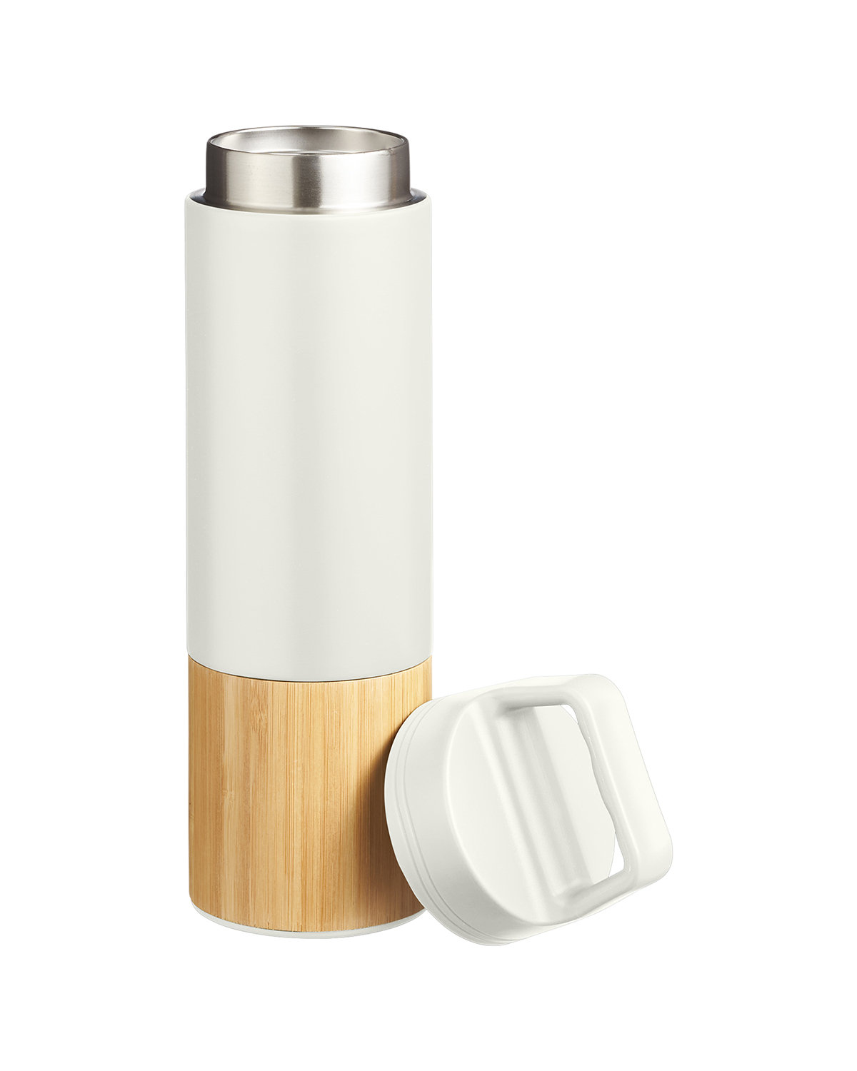 20 oz Tao Bamboo Vacuum Insulated Stainless Steel Bottle, custom water bottle with logo imprint 9