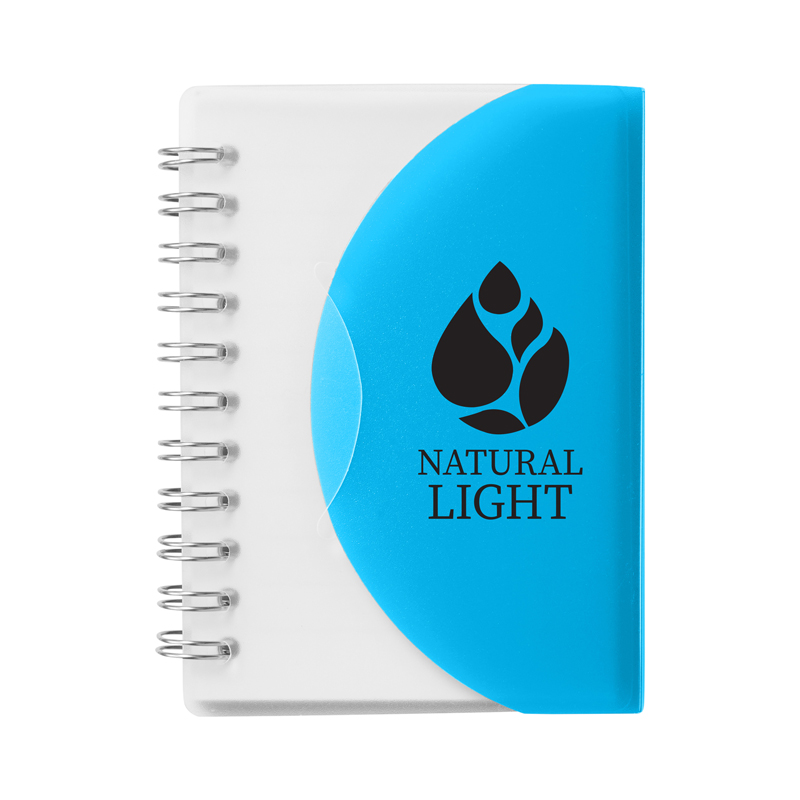 Curve Small Spiral Notebook 3.25" x 4.25". 56
