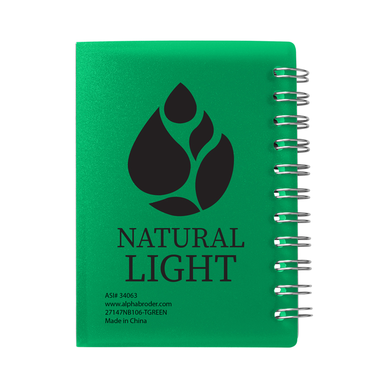 Curve Small Spiral Notebook 3.25" x 4.25". 72