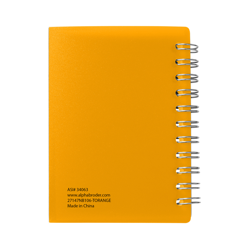 Curve Small Spiral Notebook 3.25" x 4.25". 50