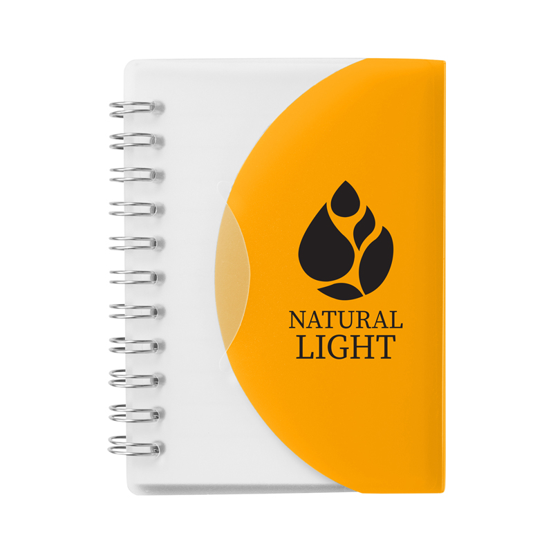 Curve Small Spiral Notebook 3.25" x 4.25". 28